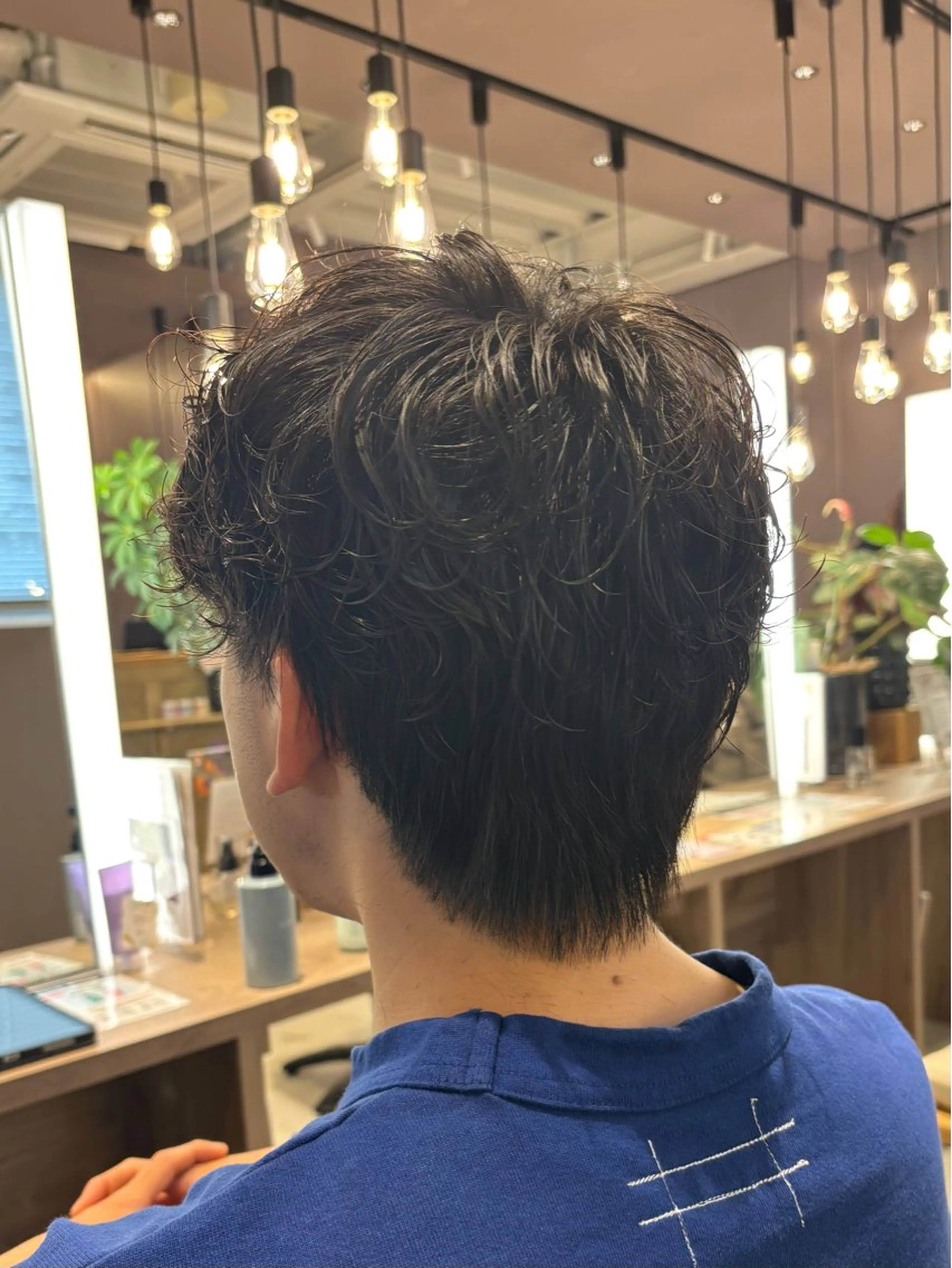 ショート パーマ メンズ カット パーマ Iris by artina 武蔵小杉店【イリス バイ アルティナ】所属・レイヤーカット/ボブ /nene🍥⋆*のヘアスタイル