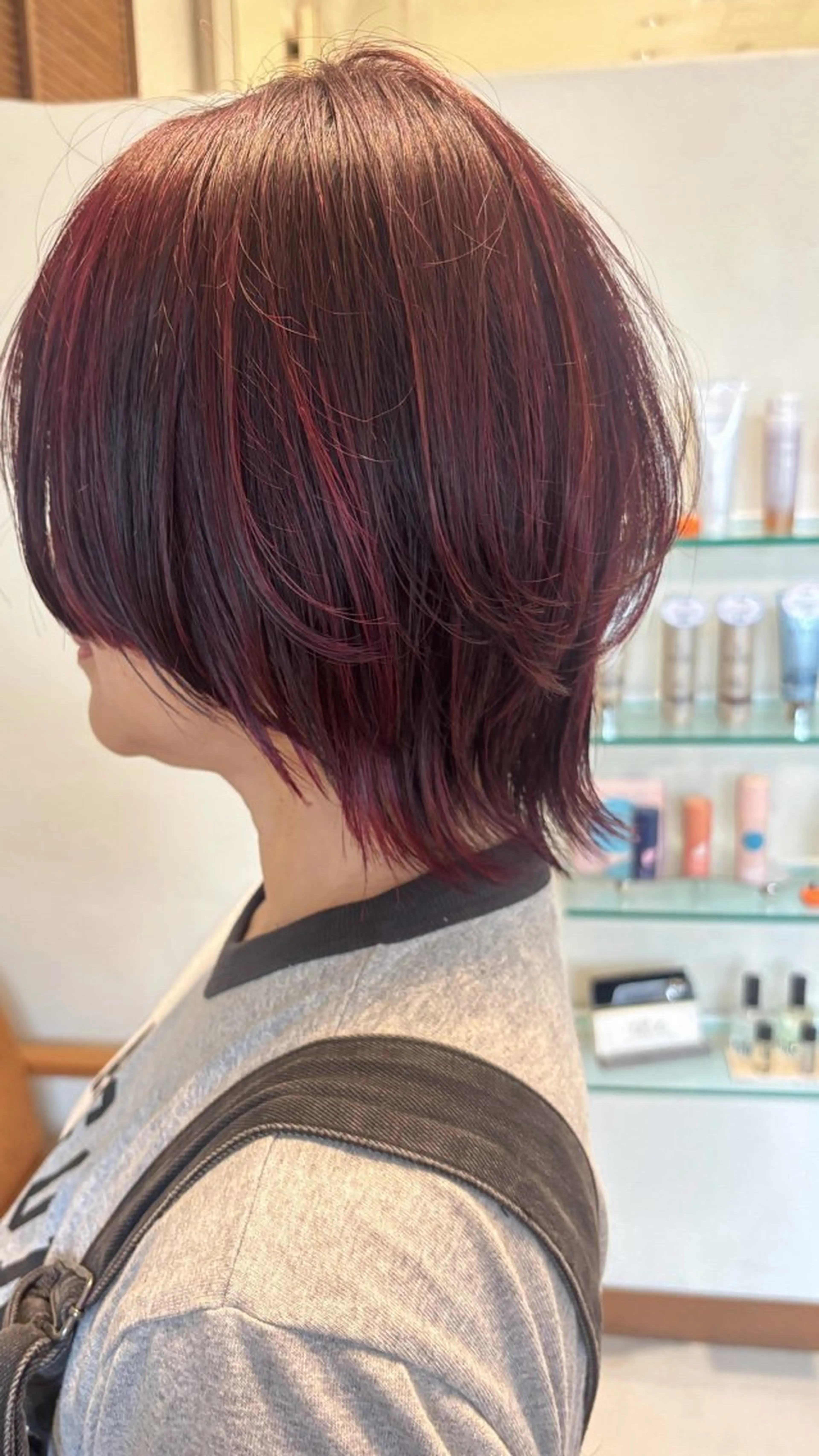 ショート 💞暖色艶カラー/ ホウツキカナ🍒のヘアスタイル