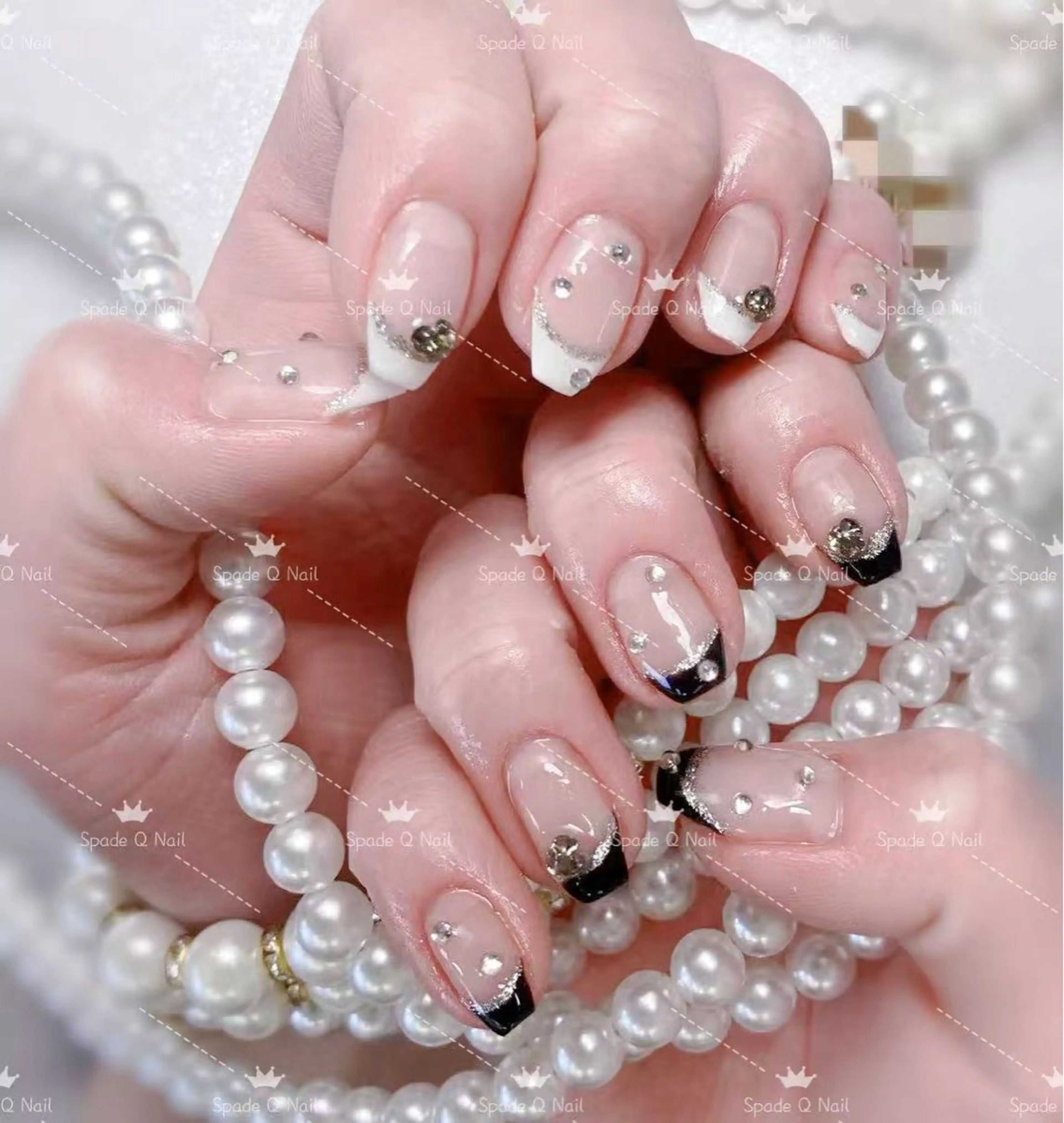 ネイル ハンドネイル ハンドケア Spade Q Nailのネイルデザイン