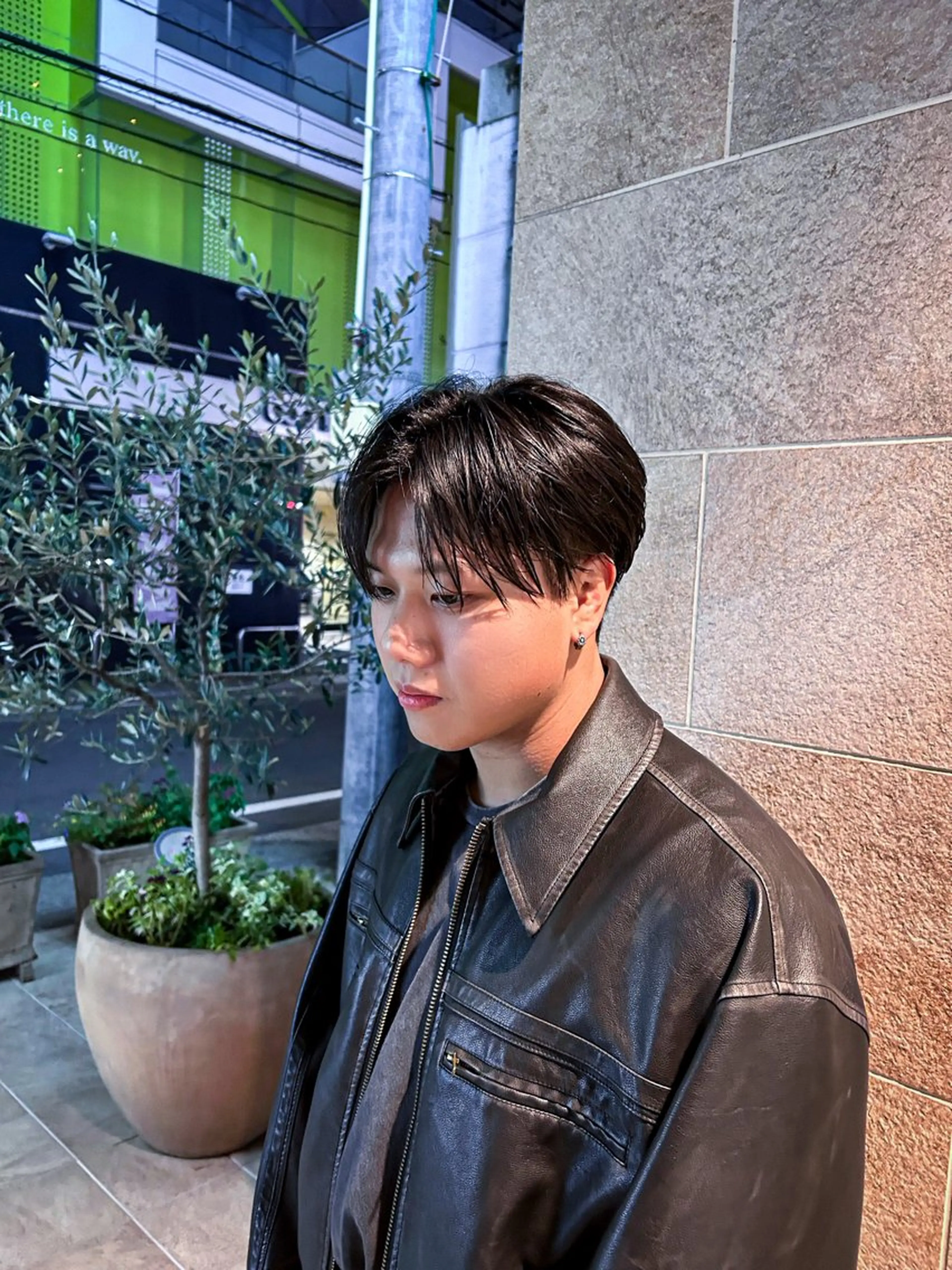 ミディアム 縮毛矯正 カット 縮毛矯正 メンズ カラー特化/ カラー特化/池田海斗のヘアスタイル