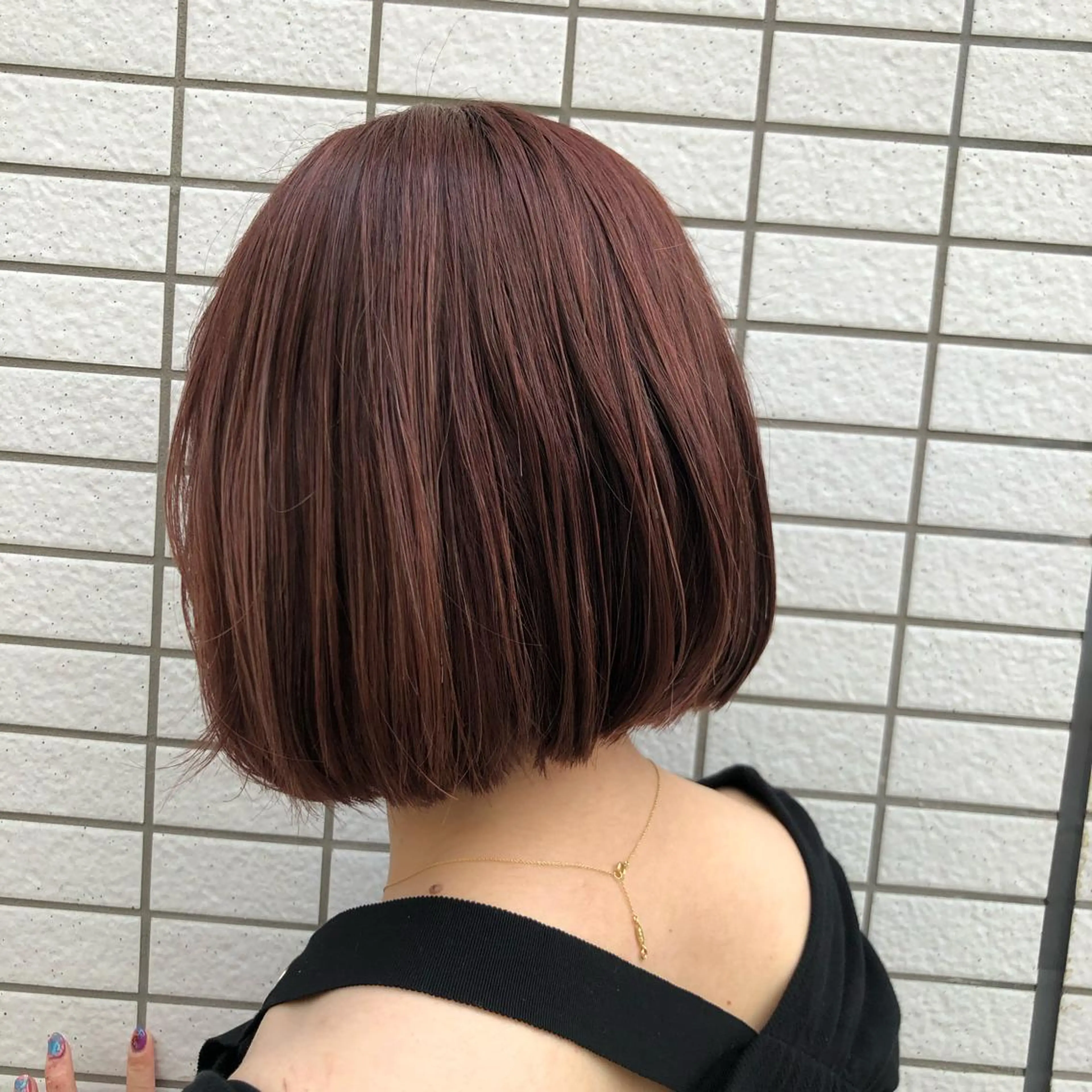 ショート カラー ヘアカラー トリートメント 自宅での再現性👌 溝の口/中裕樹のヘアスタイル