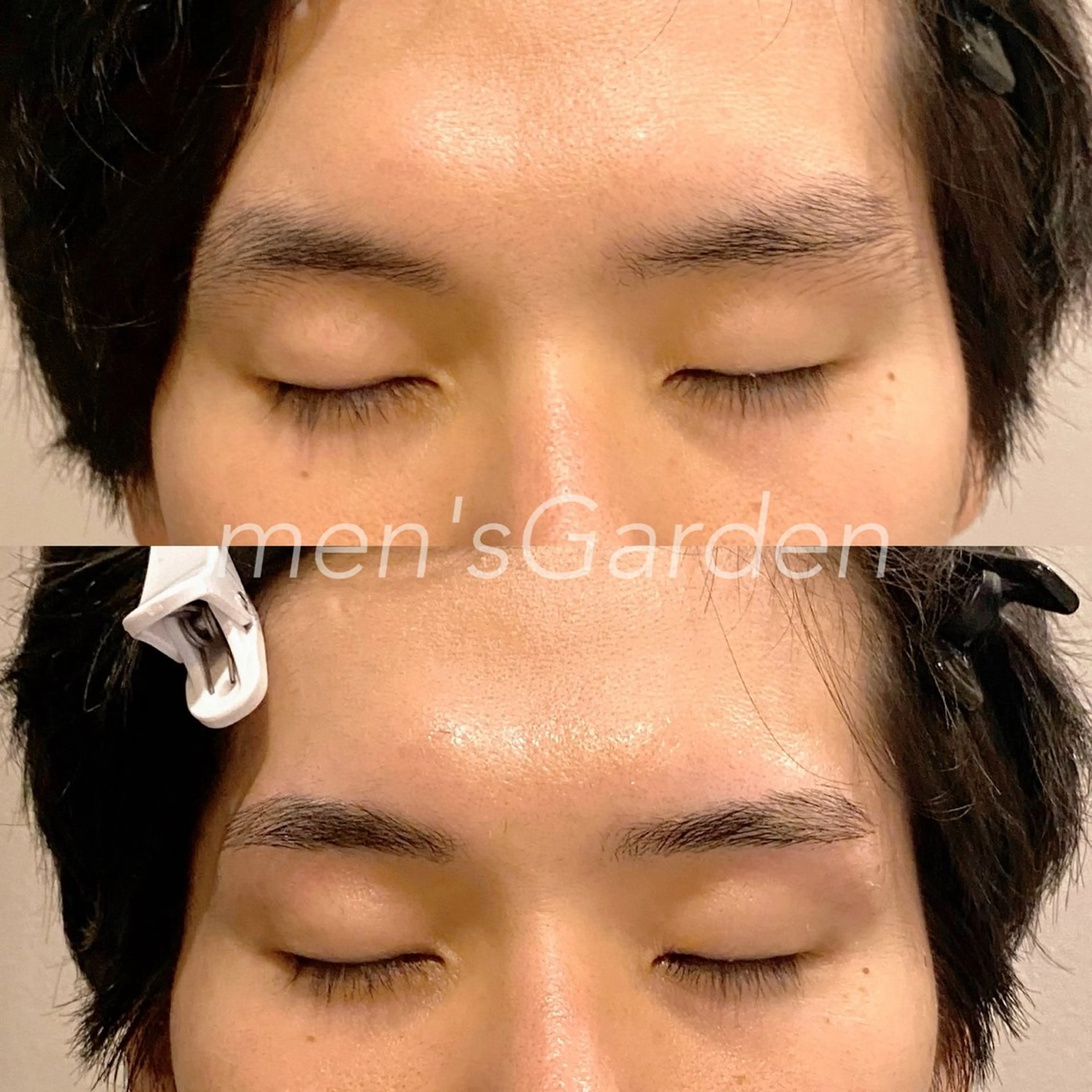 メンズ アイブロウ メンズアイブロウ 眉毛ワックス脱毛 メンズガーデン yuriのネイルデザイン