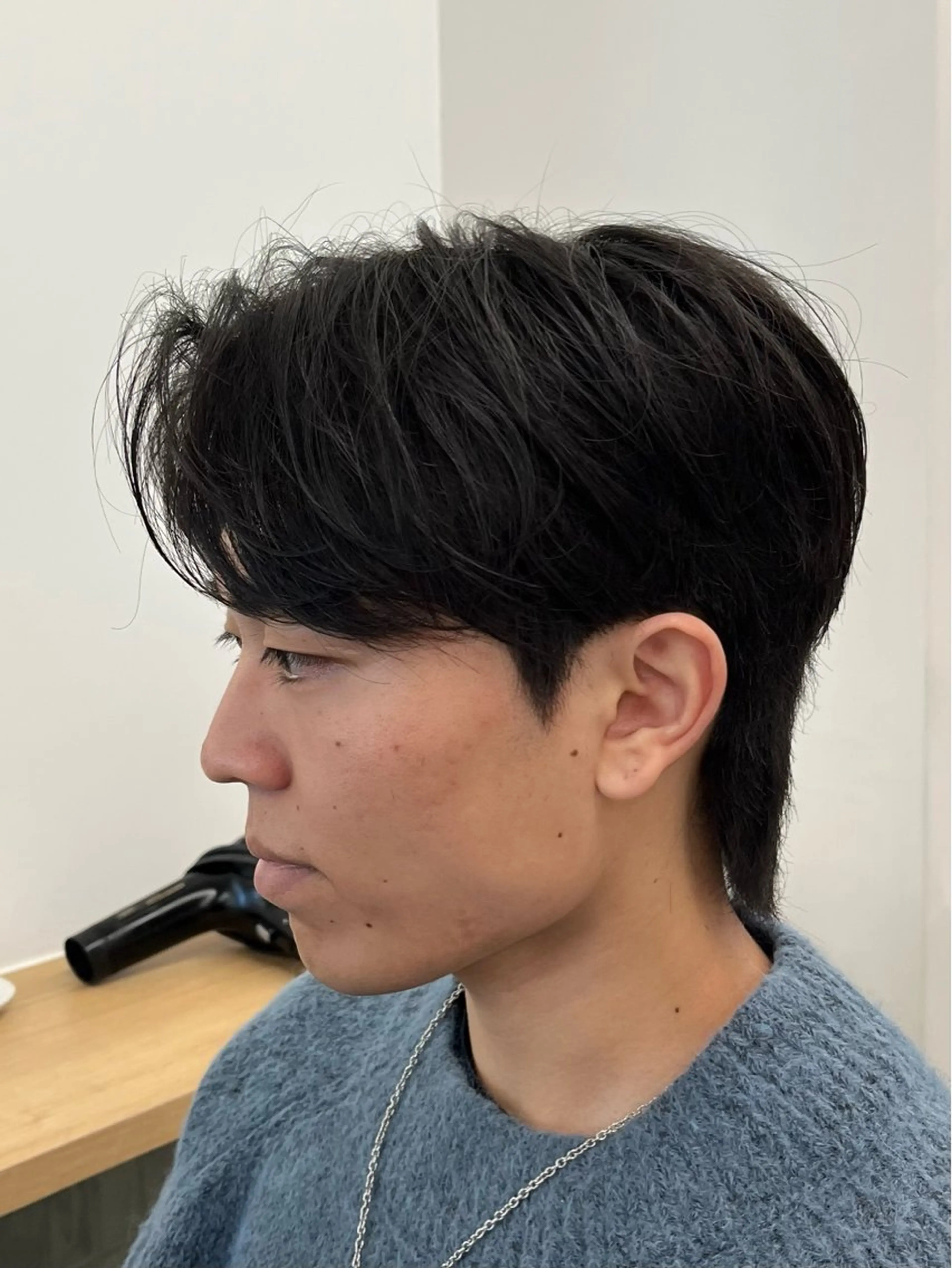 ミディアム パーマ メンズ カット パーマ トリートメント ヘアセット 🏆メンズヘア特化 🥇代表りんぺーのヘアスタイル