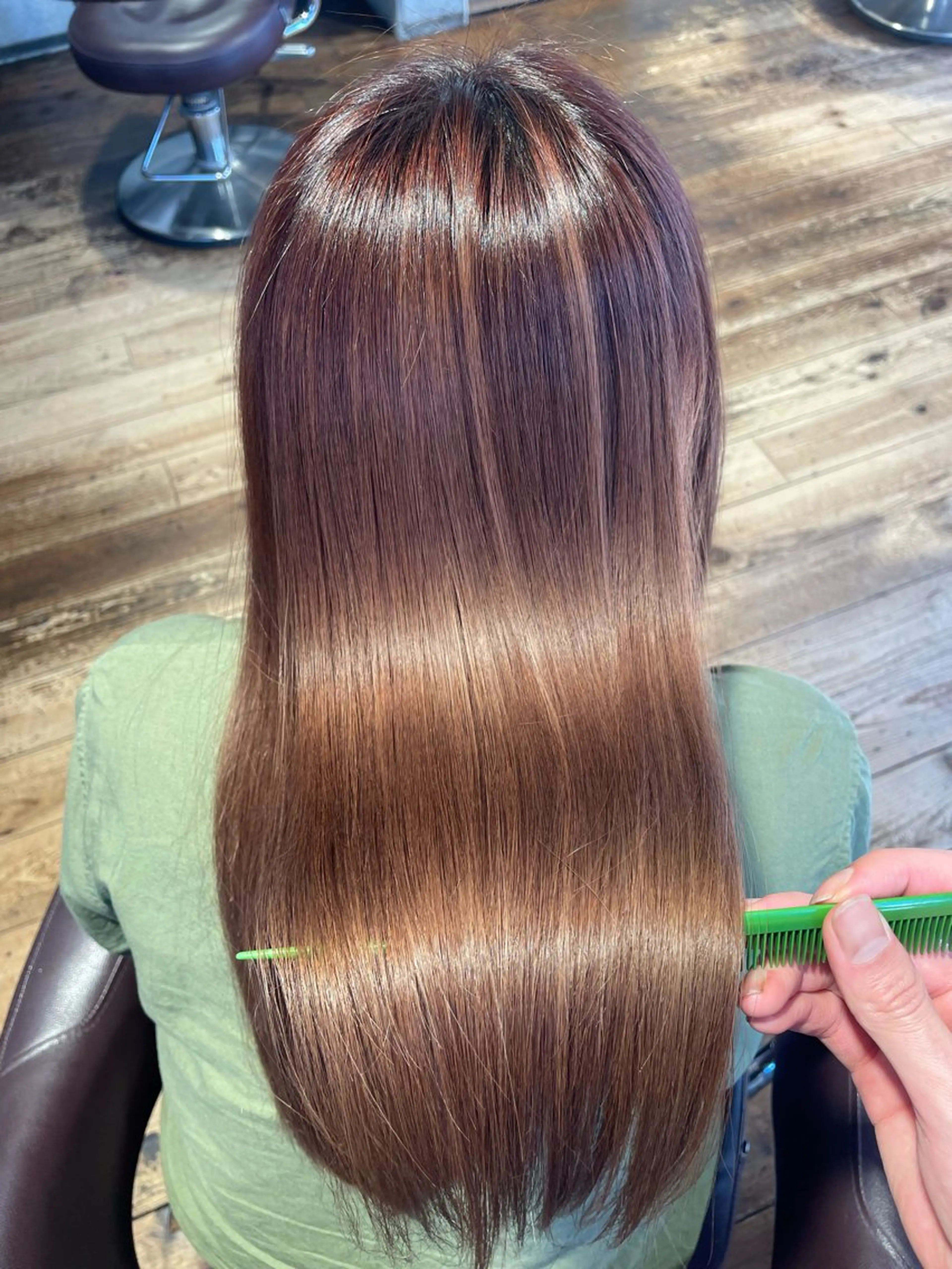 ロング 髪質改善 縮毛矯正 トリートメント 縮毛矯正 トリートメント 髪質改善/縮毛矯正/ 艶カラーASAYAのヘアスタイル