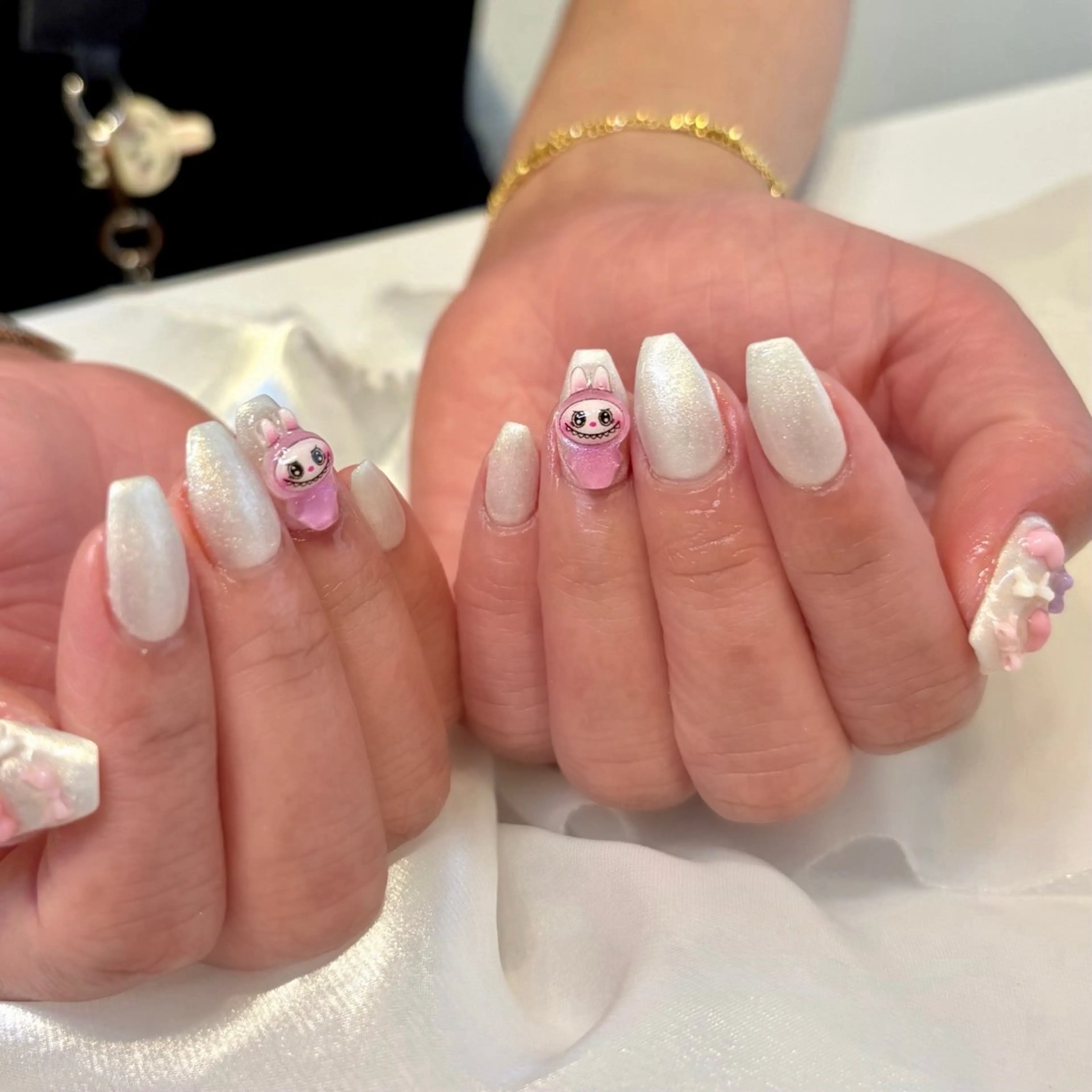 ネイル 持ち込み ️🩵Merci Miyu 南堀江️のネイルデザイン