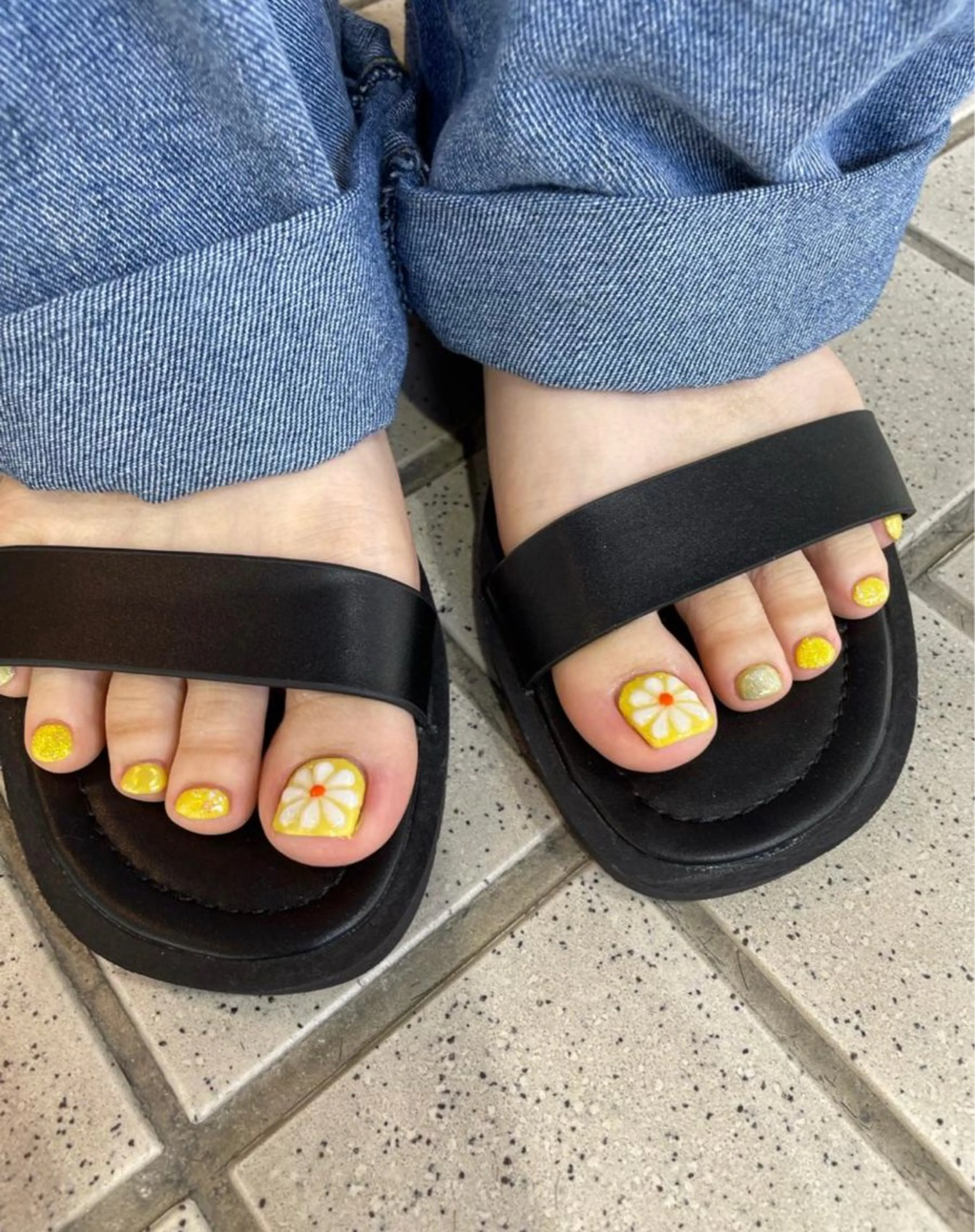 【足元も可愛く🩰🎀】フットネイルの写真