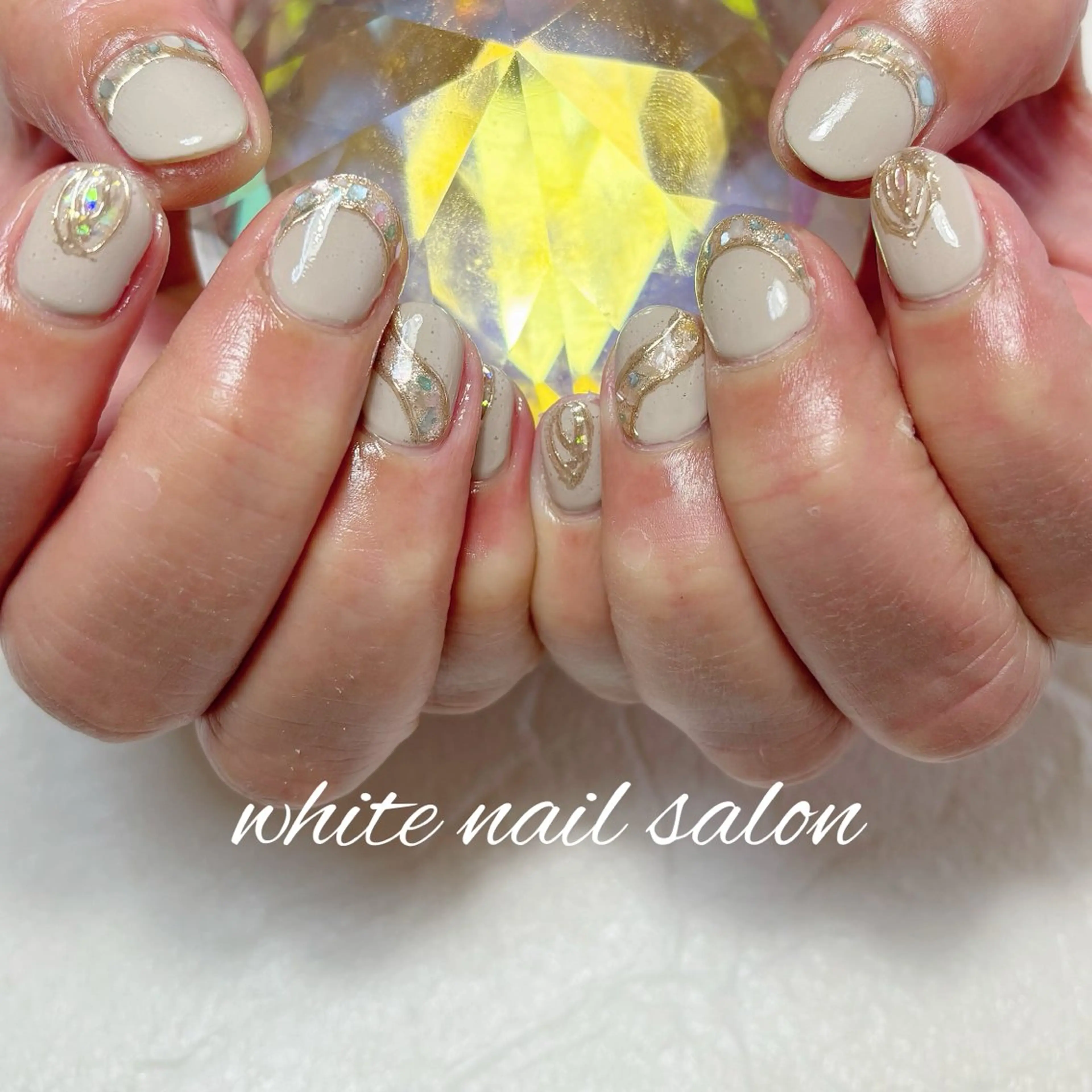 ネイル フットネイル ハンドネイル white nail salonのネイルデザイン