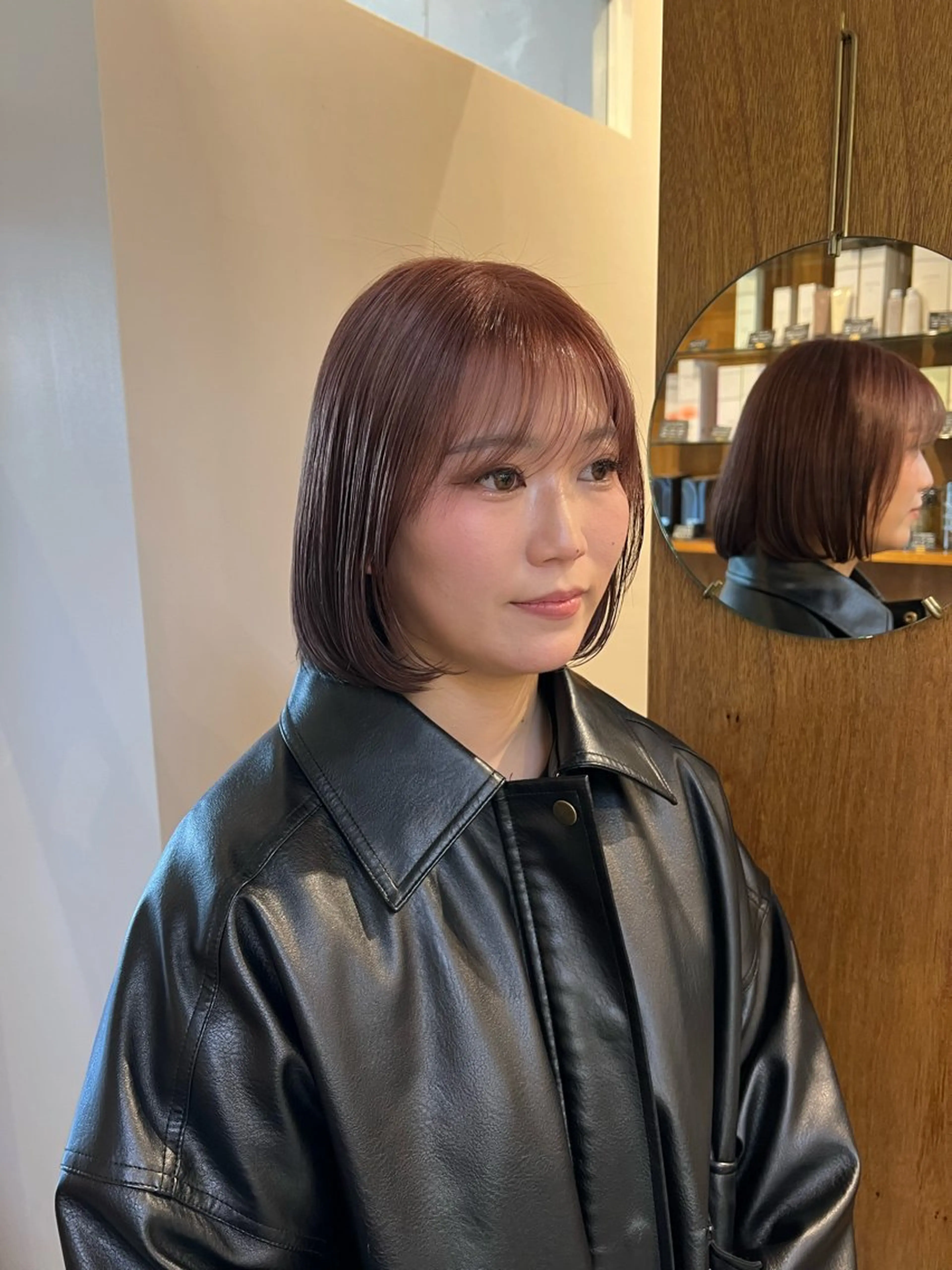 ミディアム カラー ヘアカラー 鈴木 三保のヘアスタイル