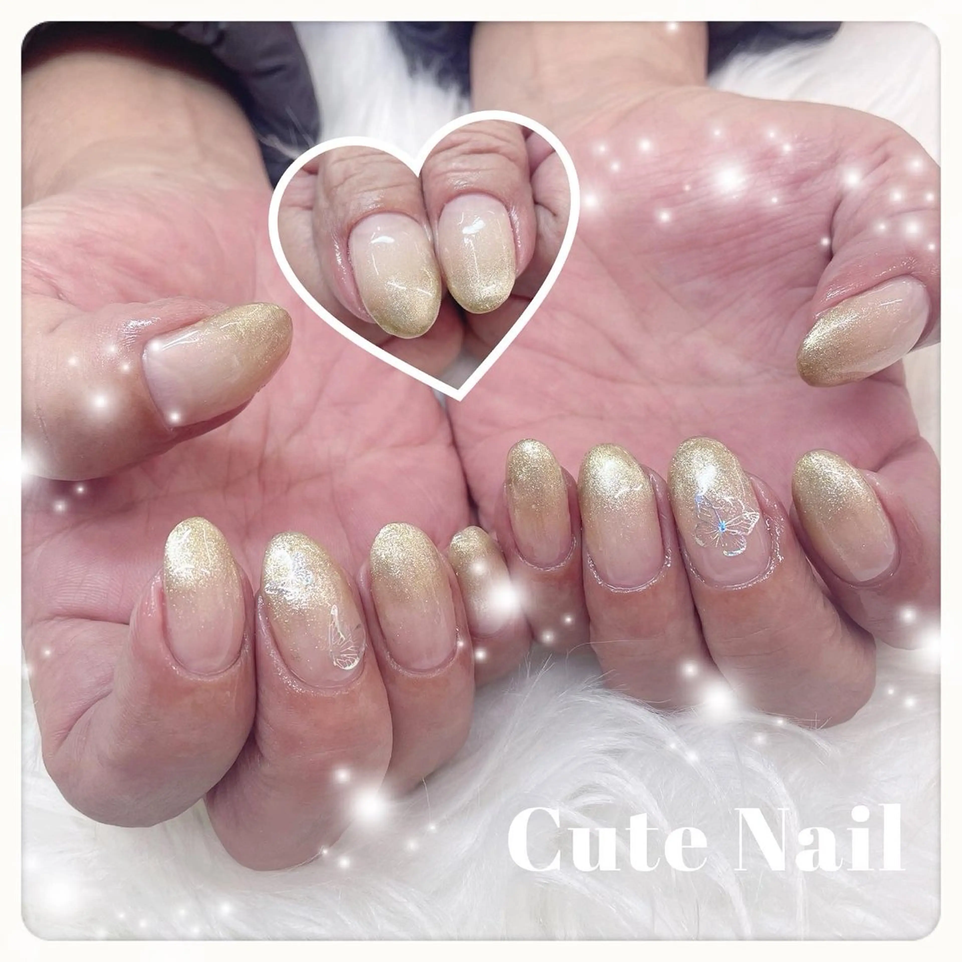 ネイル GO TODAY SHAiRE SALON原宿 Liber所属・️🫧もこ 艶感ネイル🫧のネイルデザイン