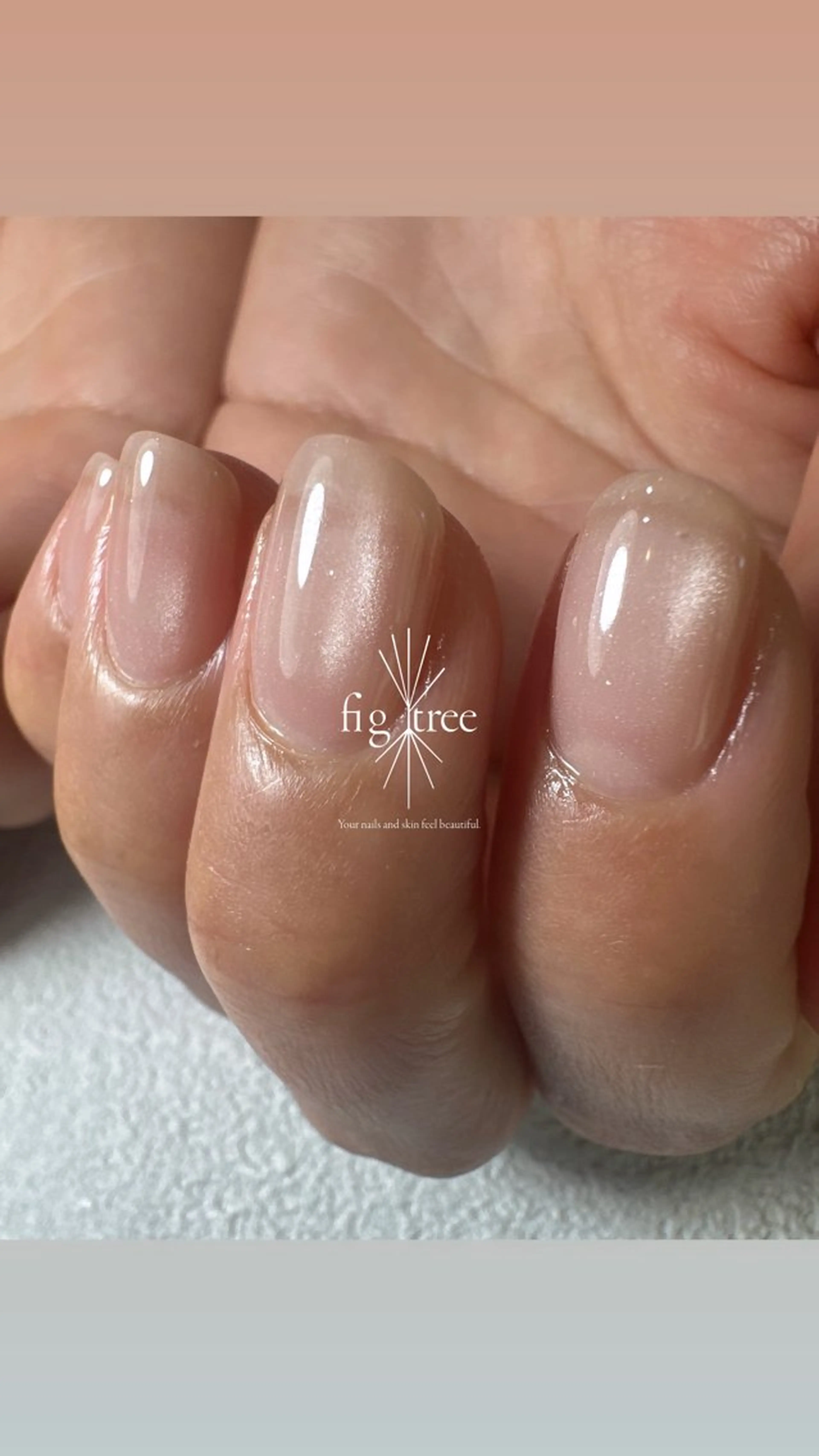 ネイル マグネットネイル fig tree所属・fig  tree 地爪育成モニターのネイルデザイン