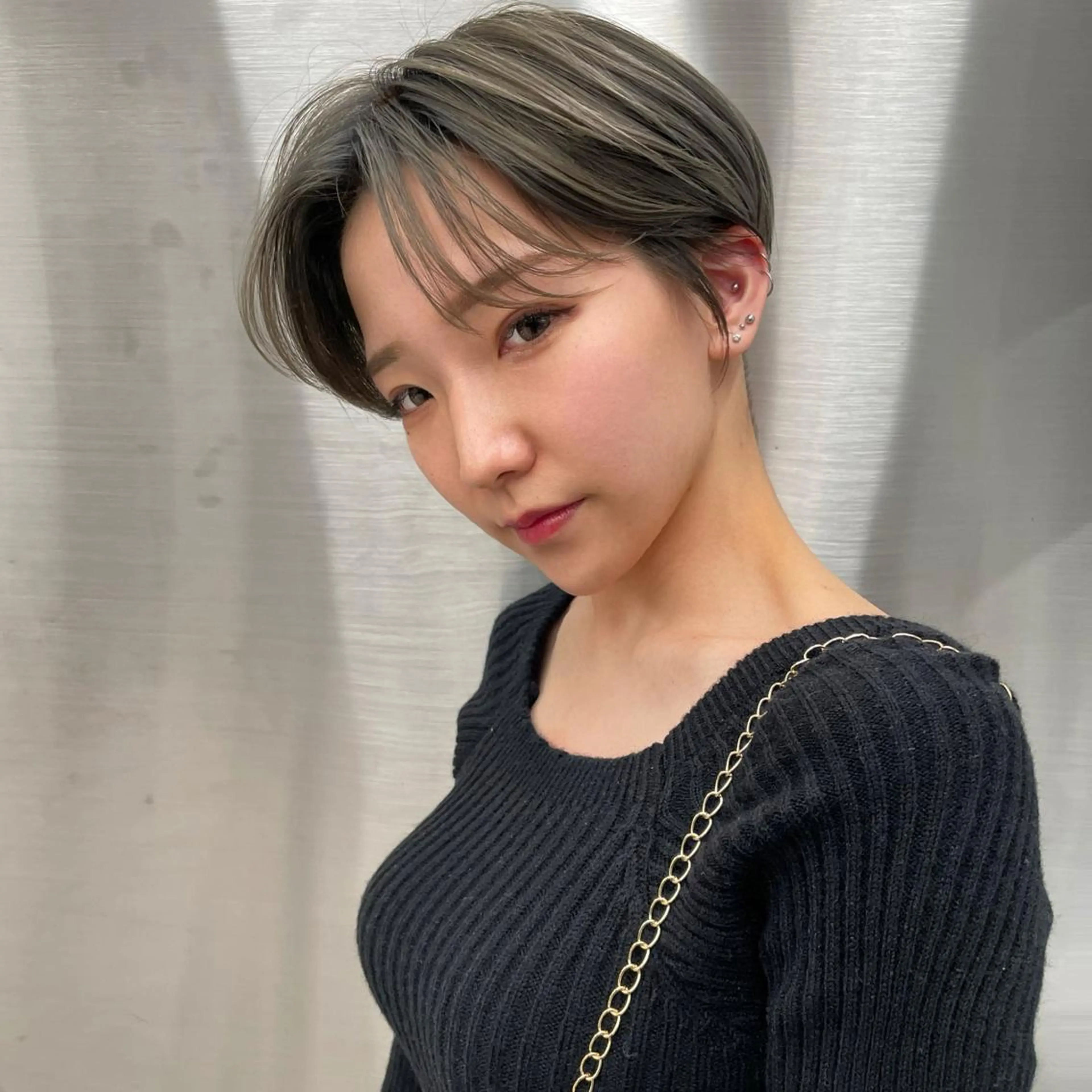 ショート 京都レイヤーカット/ 縮毛矯正/羽柴りくのヘアスタイル