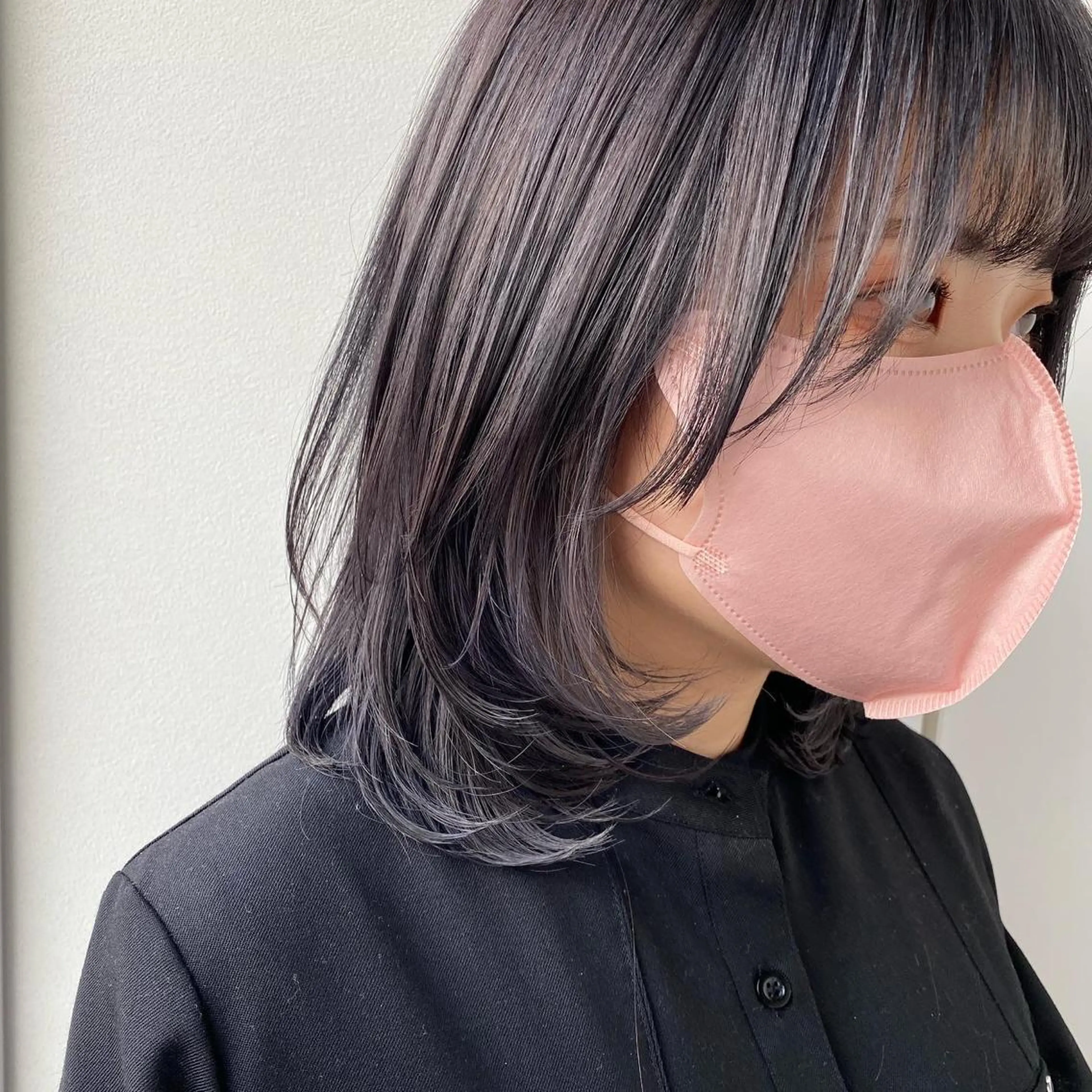 ミディアム 清友 柚希のヘアスタイル