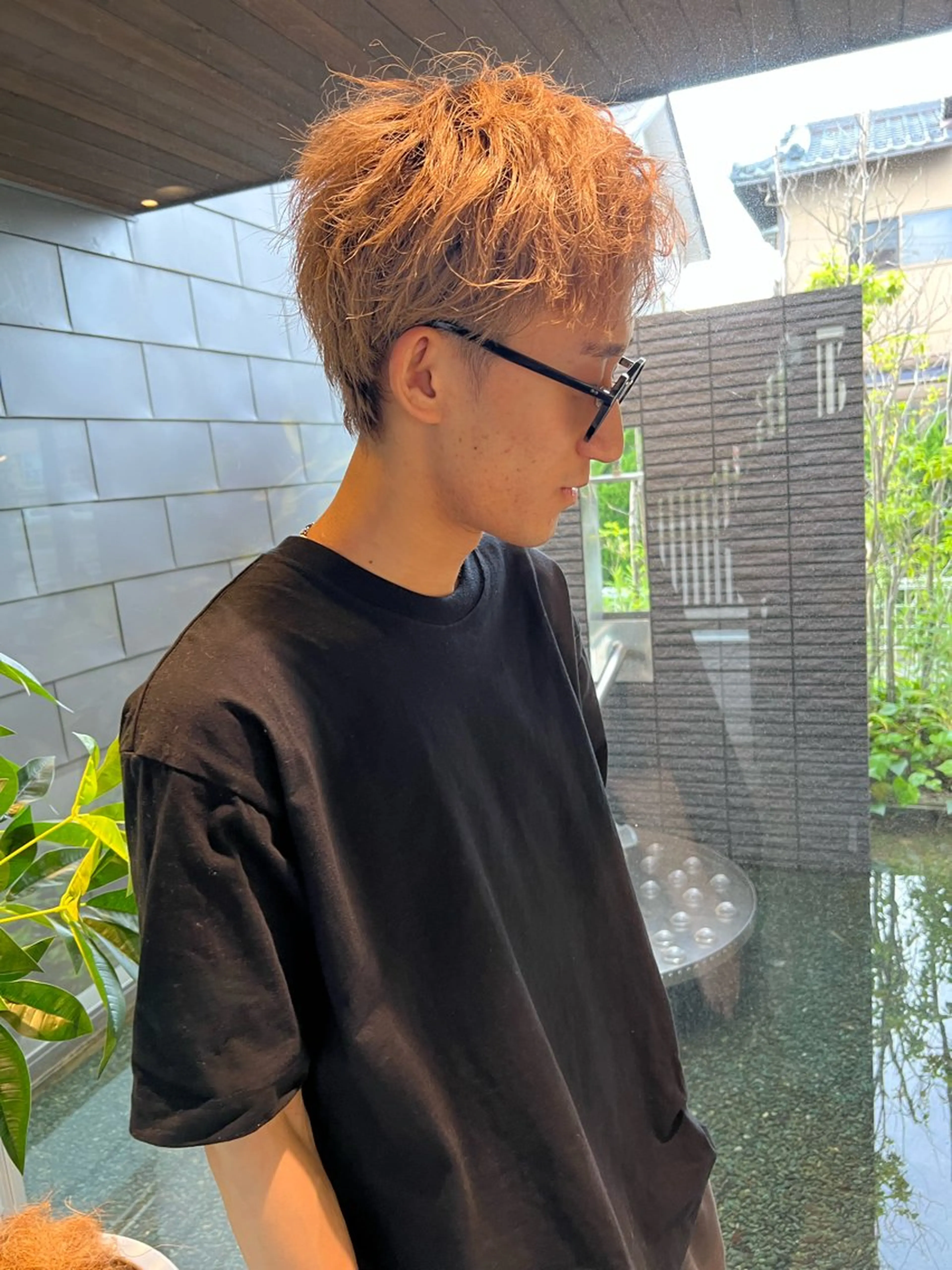 ショート カラー メンズ 宮本丈也/金沢美容室 /理美容/パーマのヘアスタイル