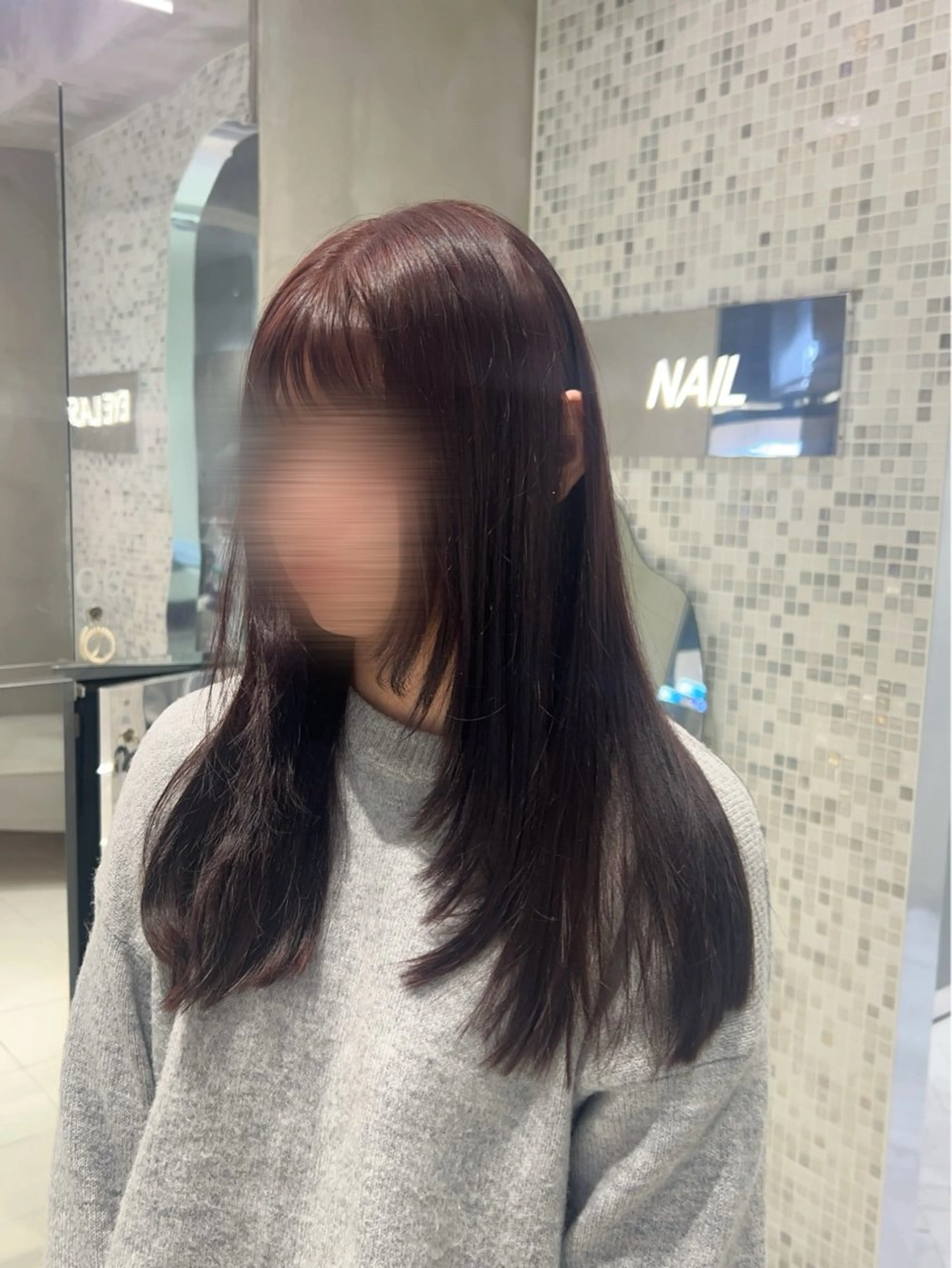 カラー ラベンダーカラー ハイトーン/くすみ カラー seina★のヘアスタイル