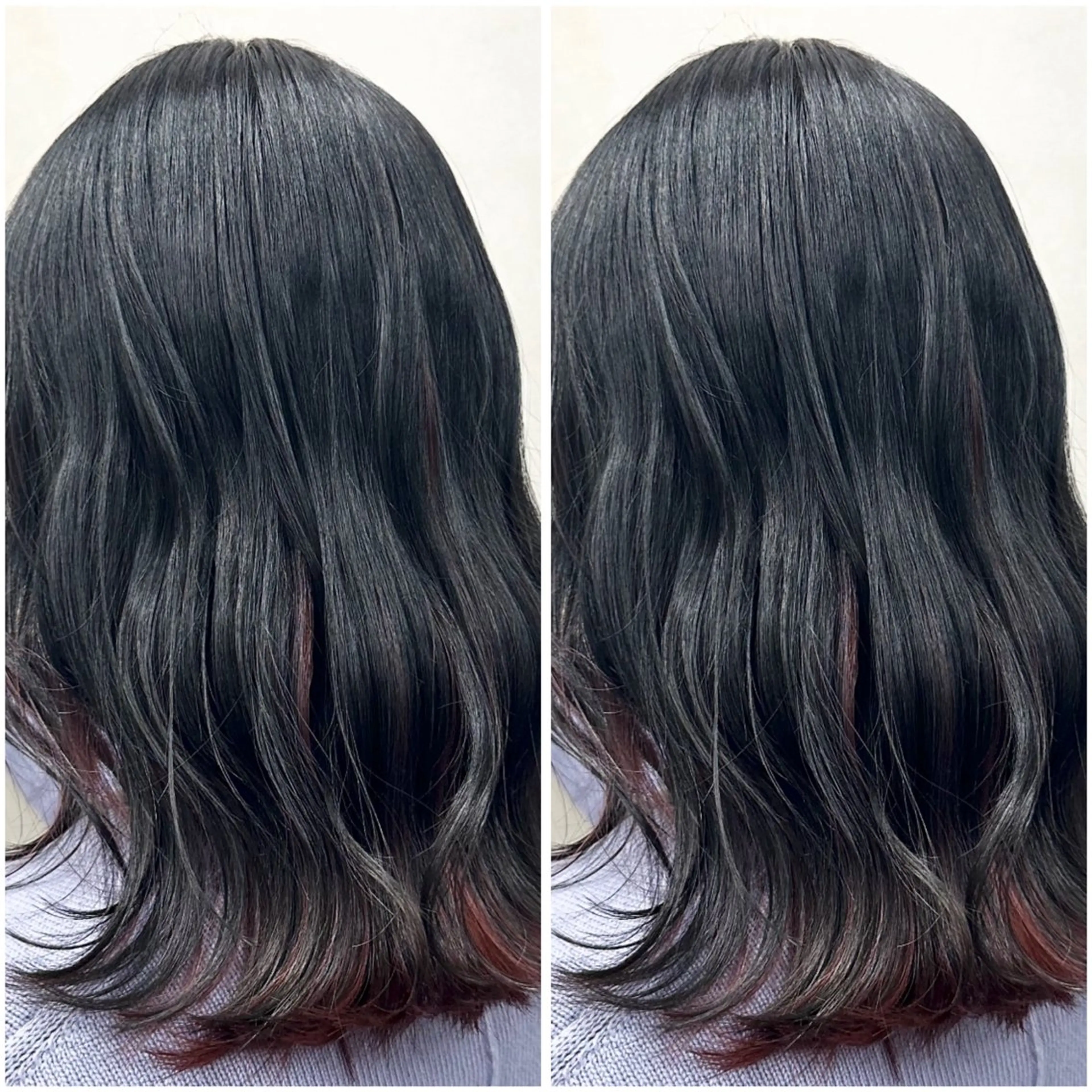 ｢カット✄﻿｣+｢イヤリングカラー🎨｣+｢3️⃣ステップトリートメント✨｣の写真