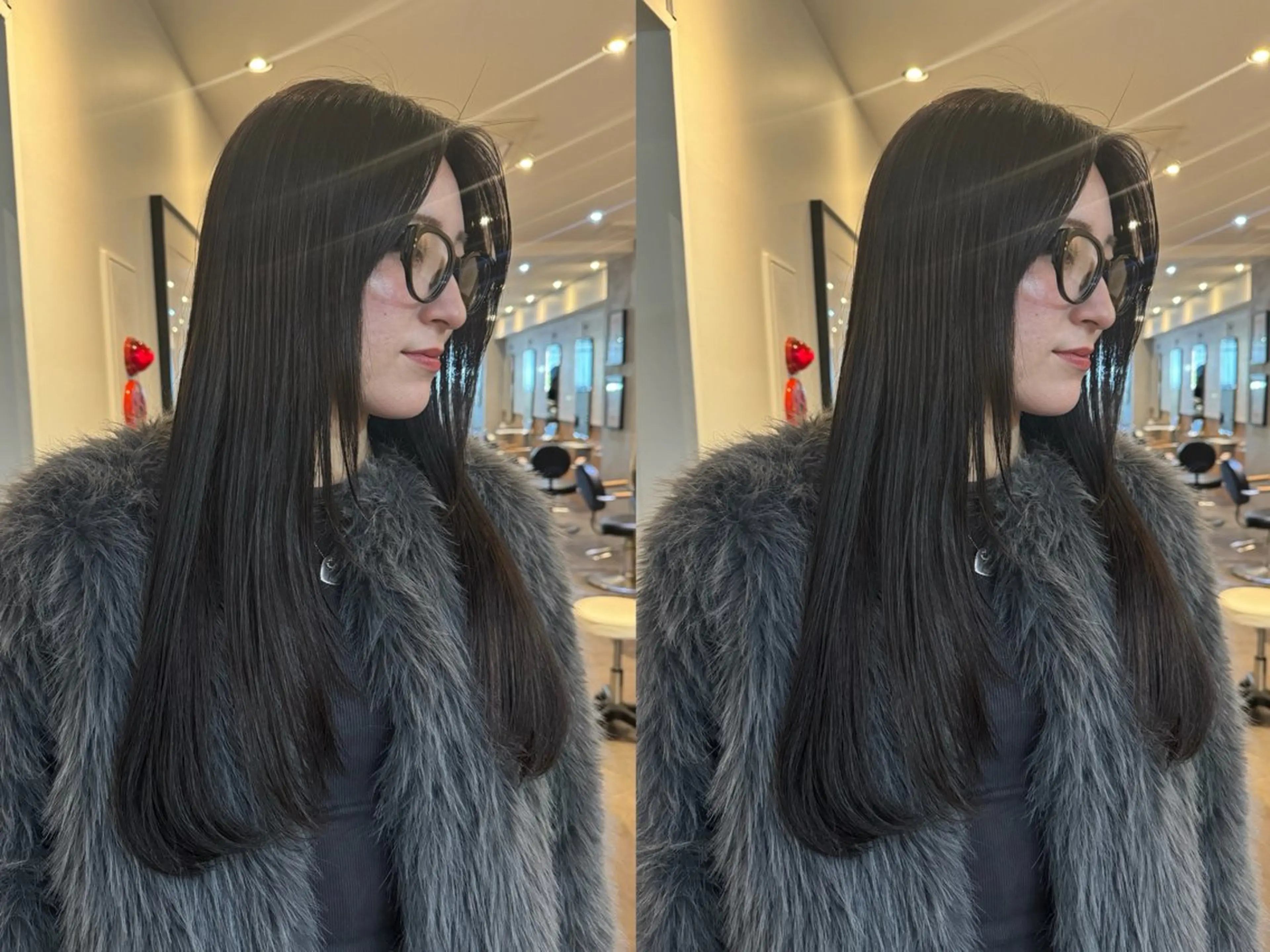 セミロング カラー La fith hair charme所属・NOA🖤 / Shibuyaのヘアスタイル