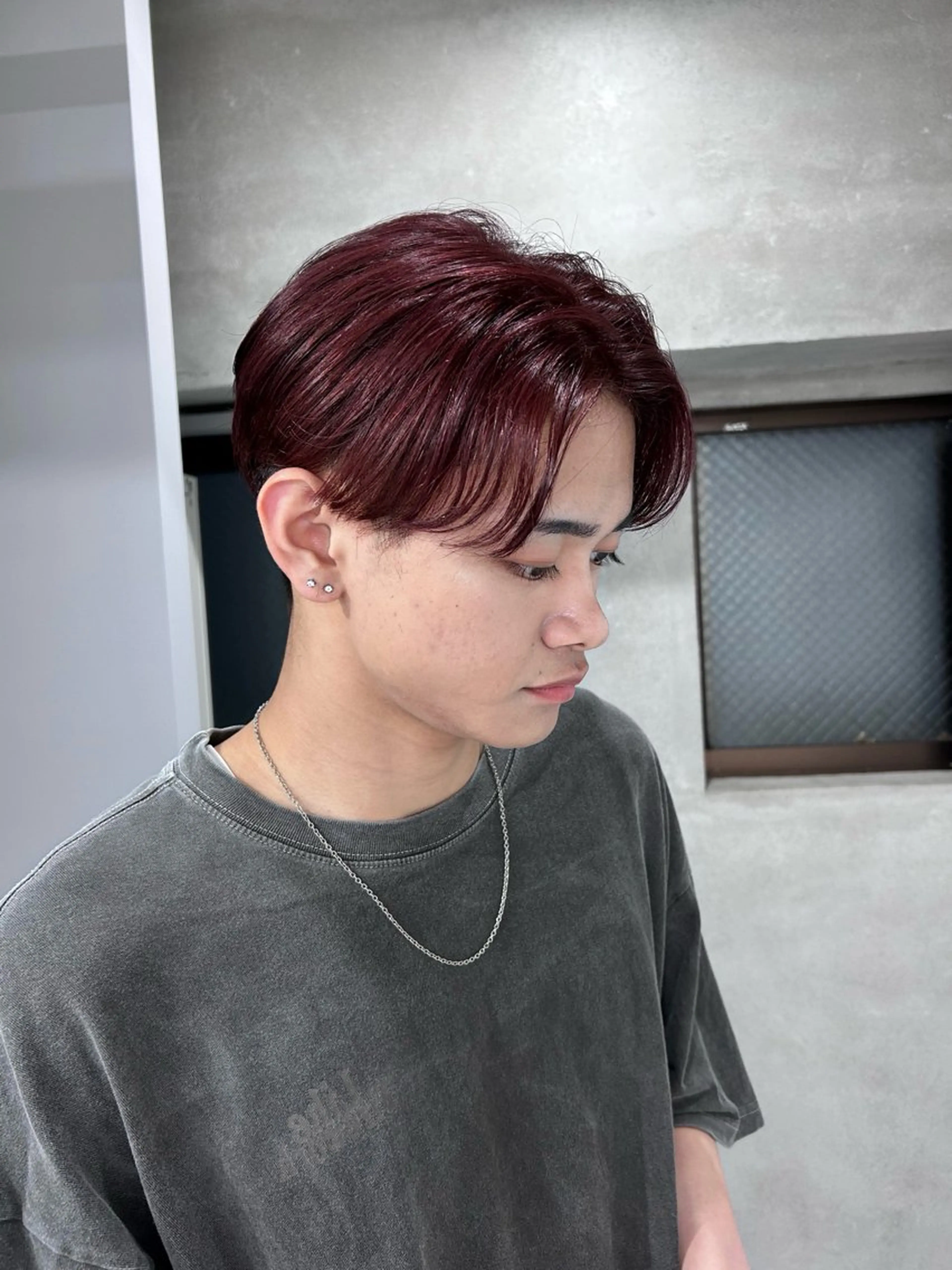 メンズ メンズブリーチ ヘアカラー shizuna/天神 /メンズ/ボブのヘアスタイル