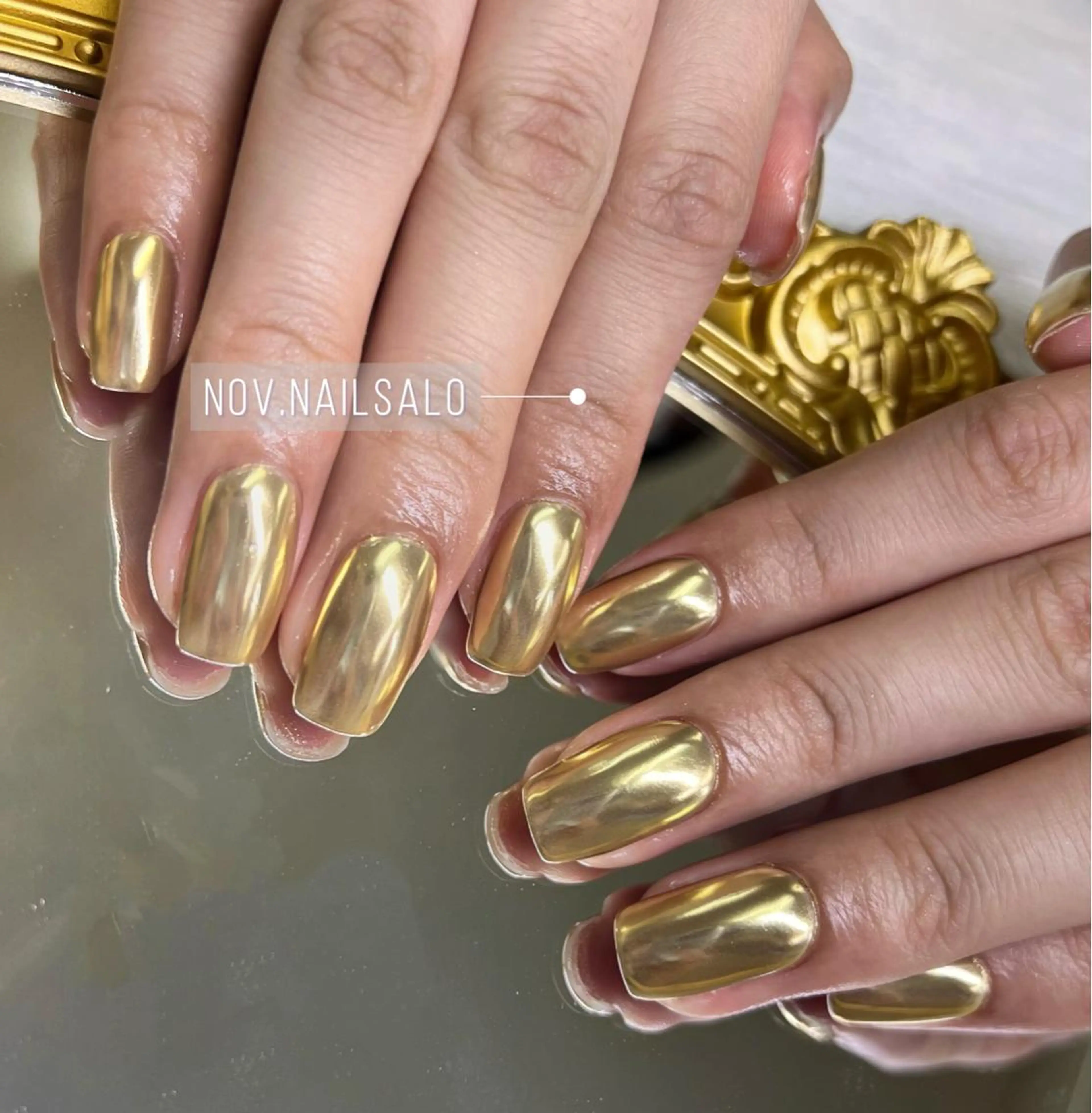 【🎀ミラーネイル🎀】🥳👭の写真