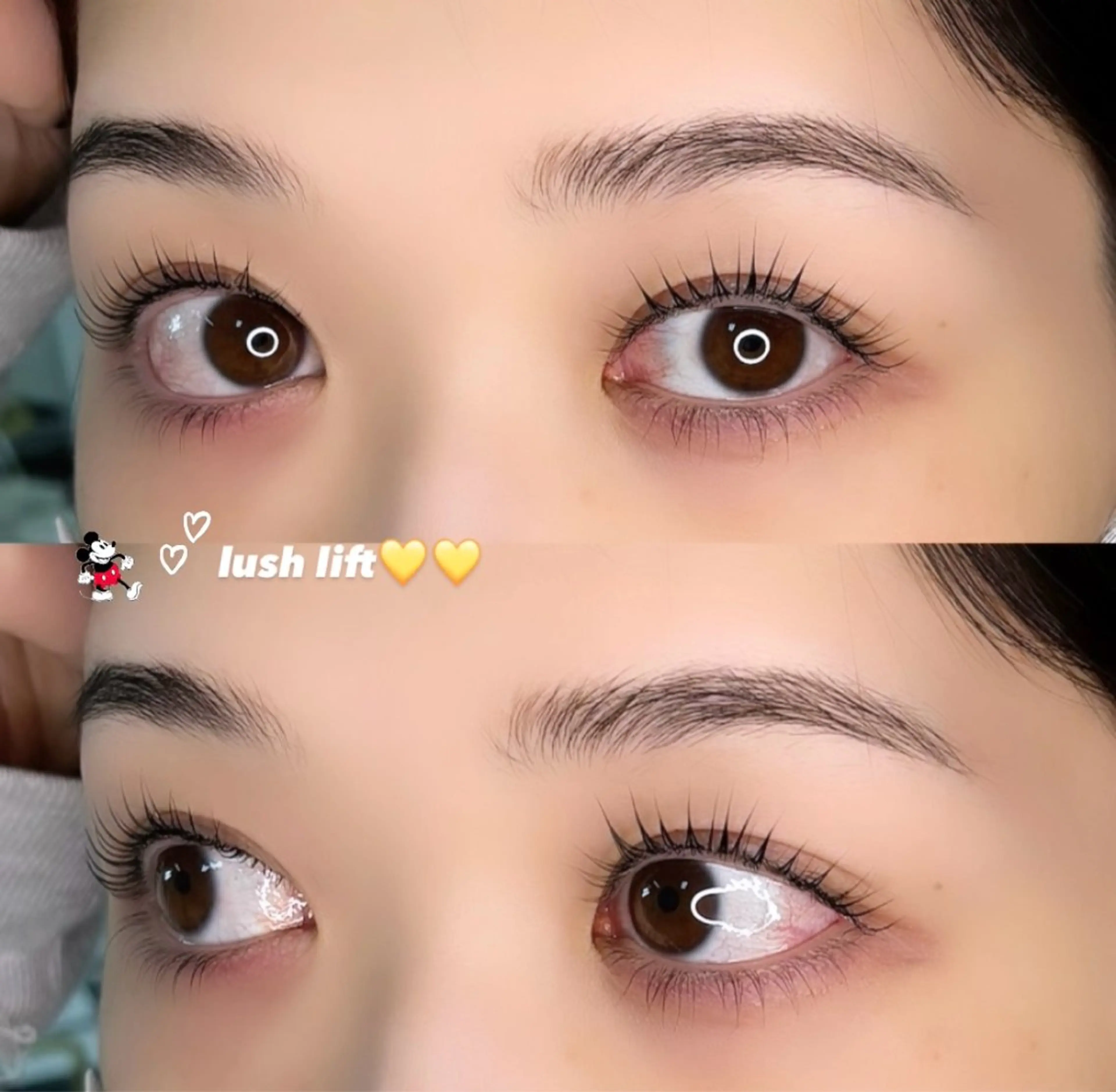 上下まつげパーマ👩🏼💫の写真