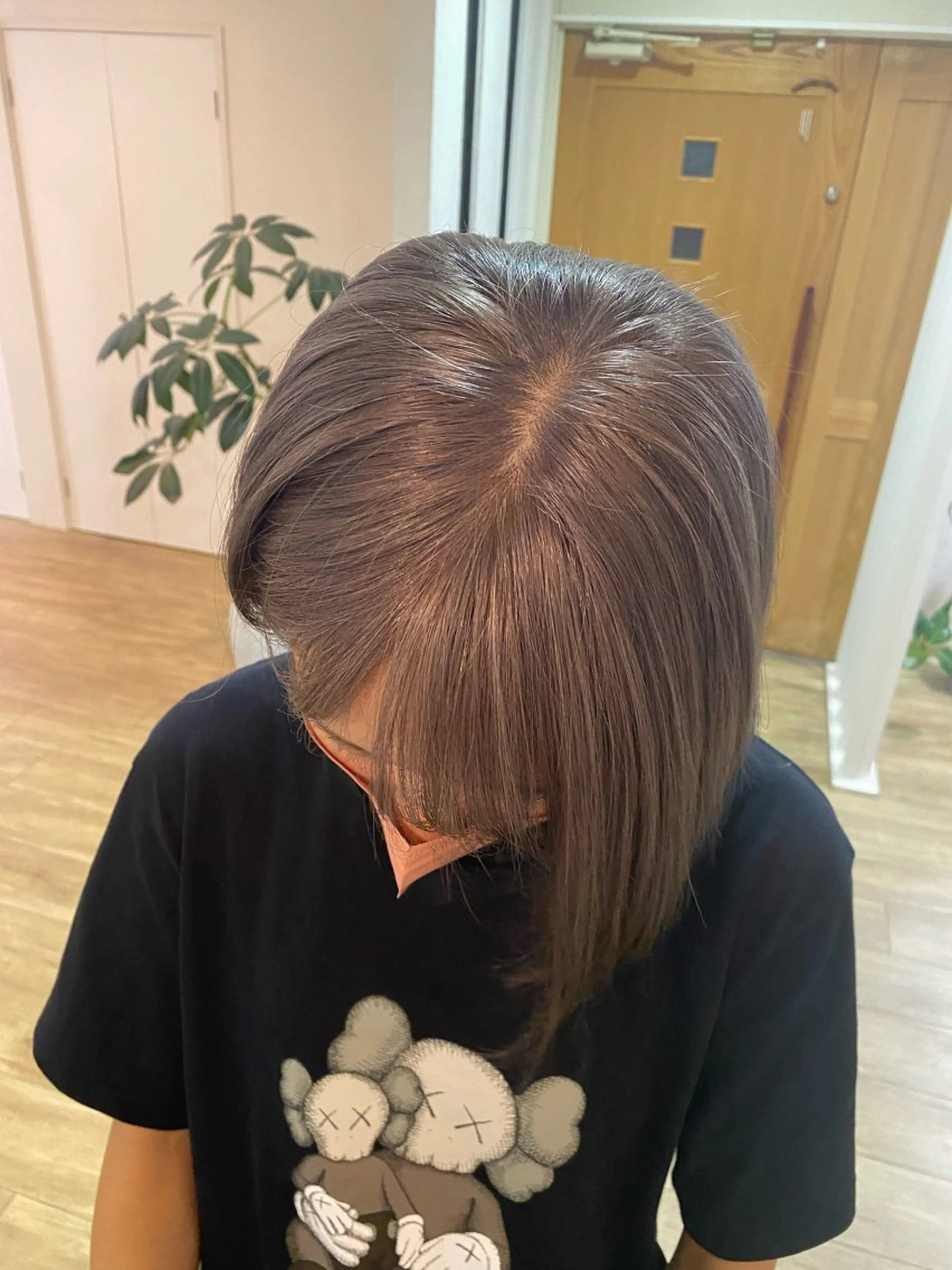 ショート カラー グレージュ CIEN所属・松下 育未のヘアスタイル