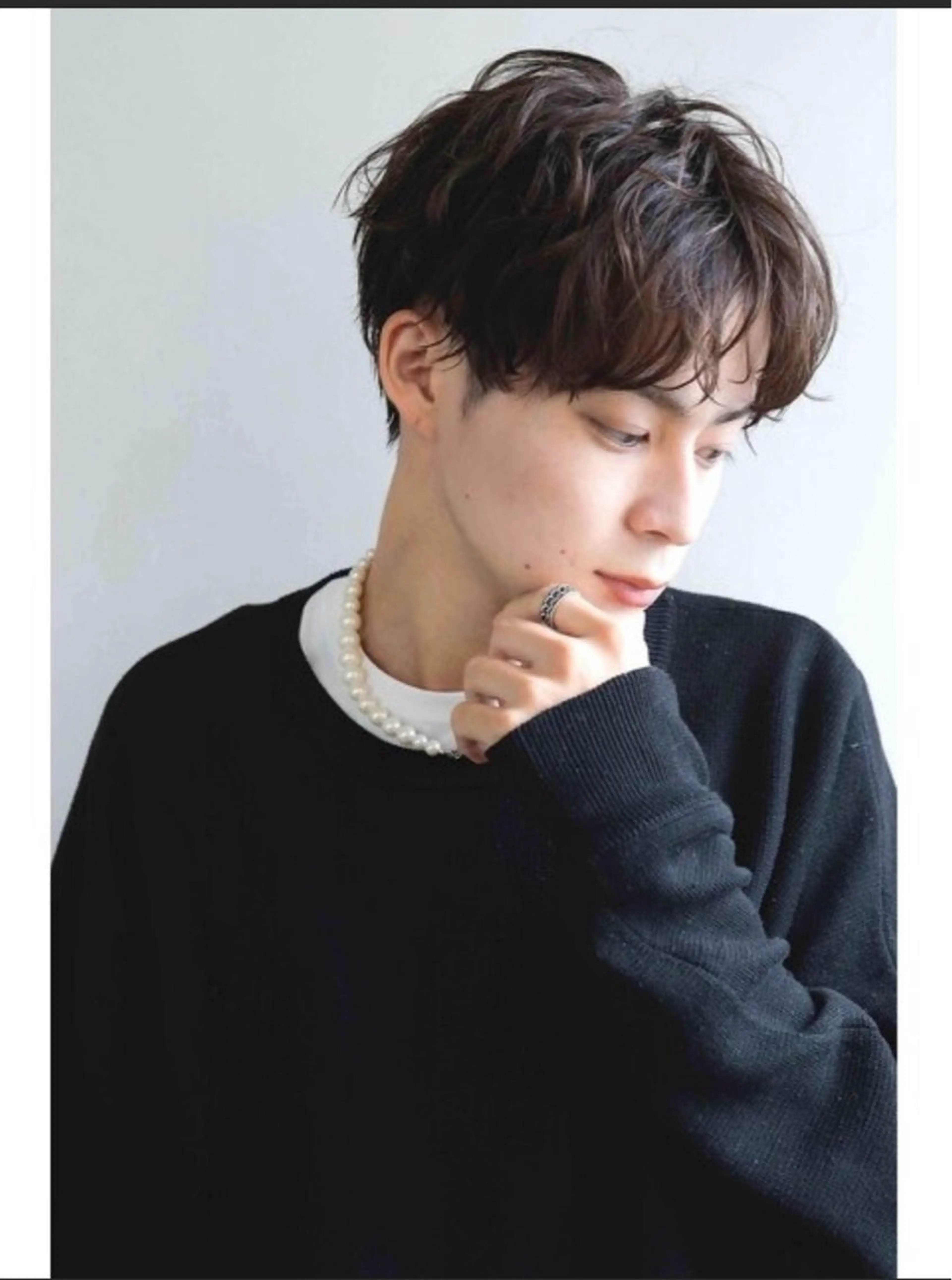 🪐メンズ似合わせカット＋艶カラー＋眉毛カット🪐の写真