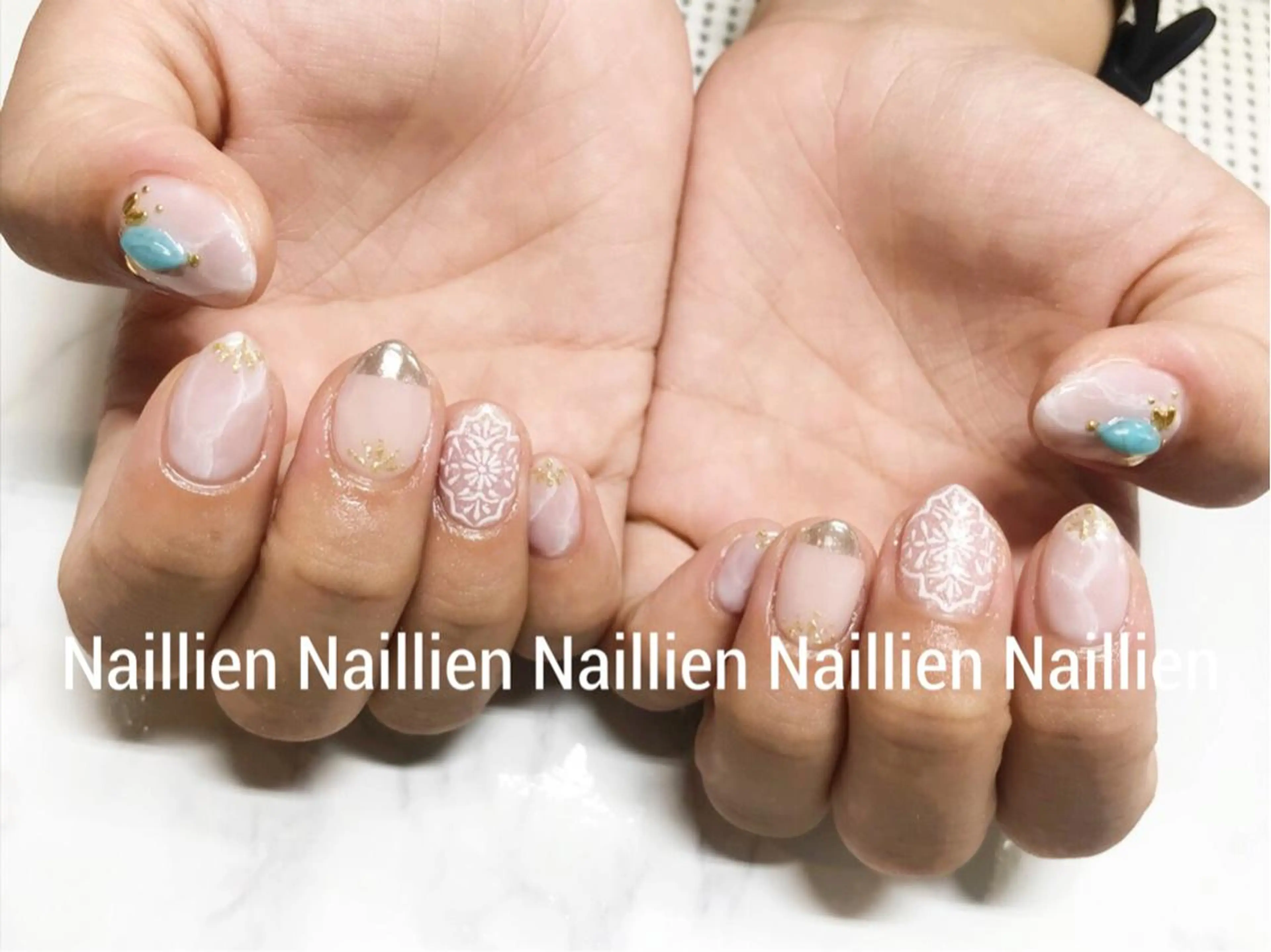 ネイル アートネイル ミラーネイル Nail lieNのネイルデザイン