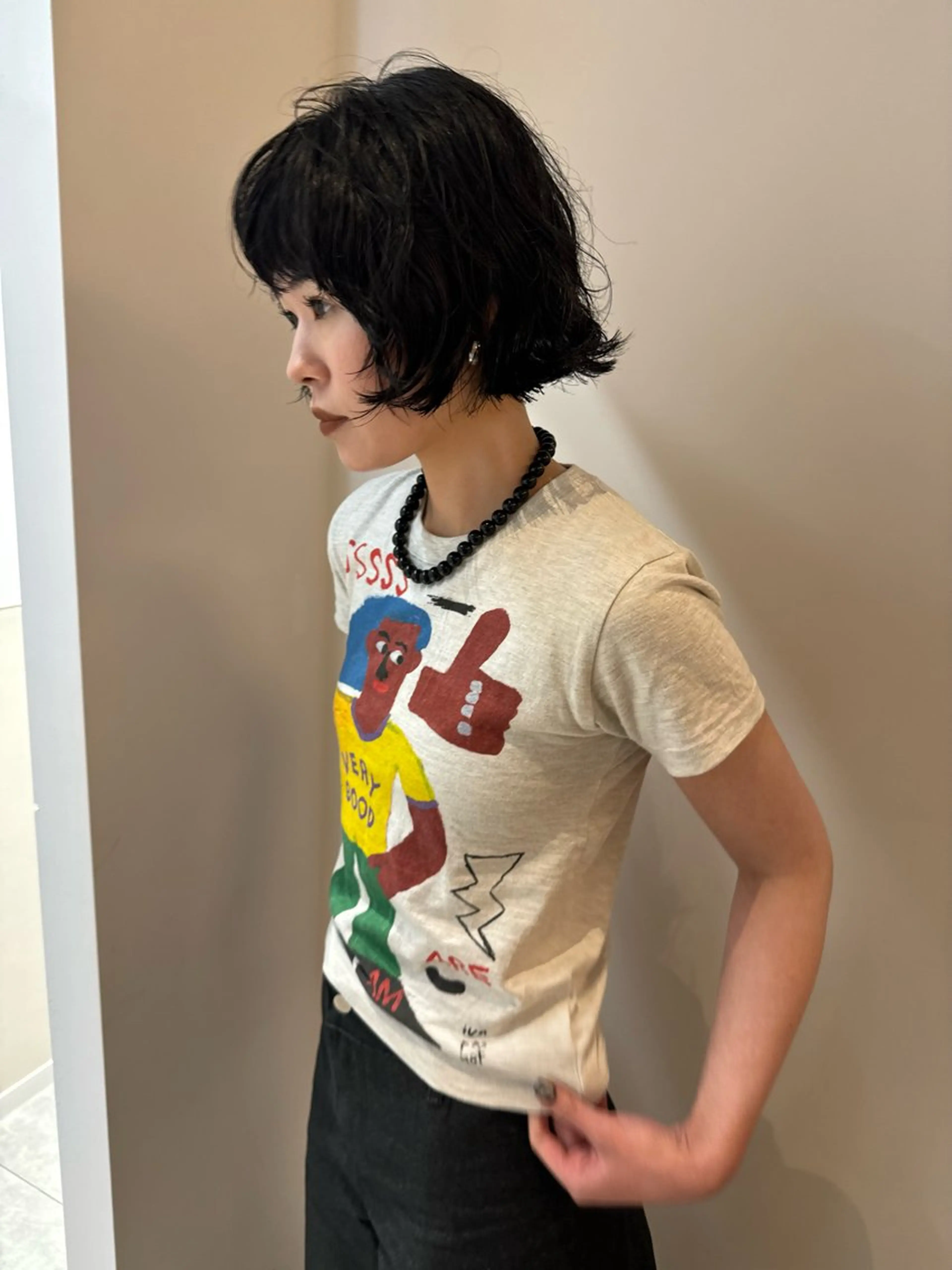 ショート パーマ カット パーマ misa___boo MISAのヘアスタイル