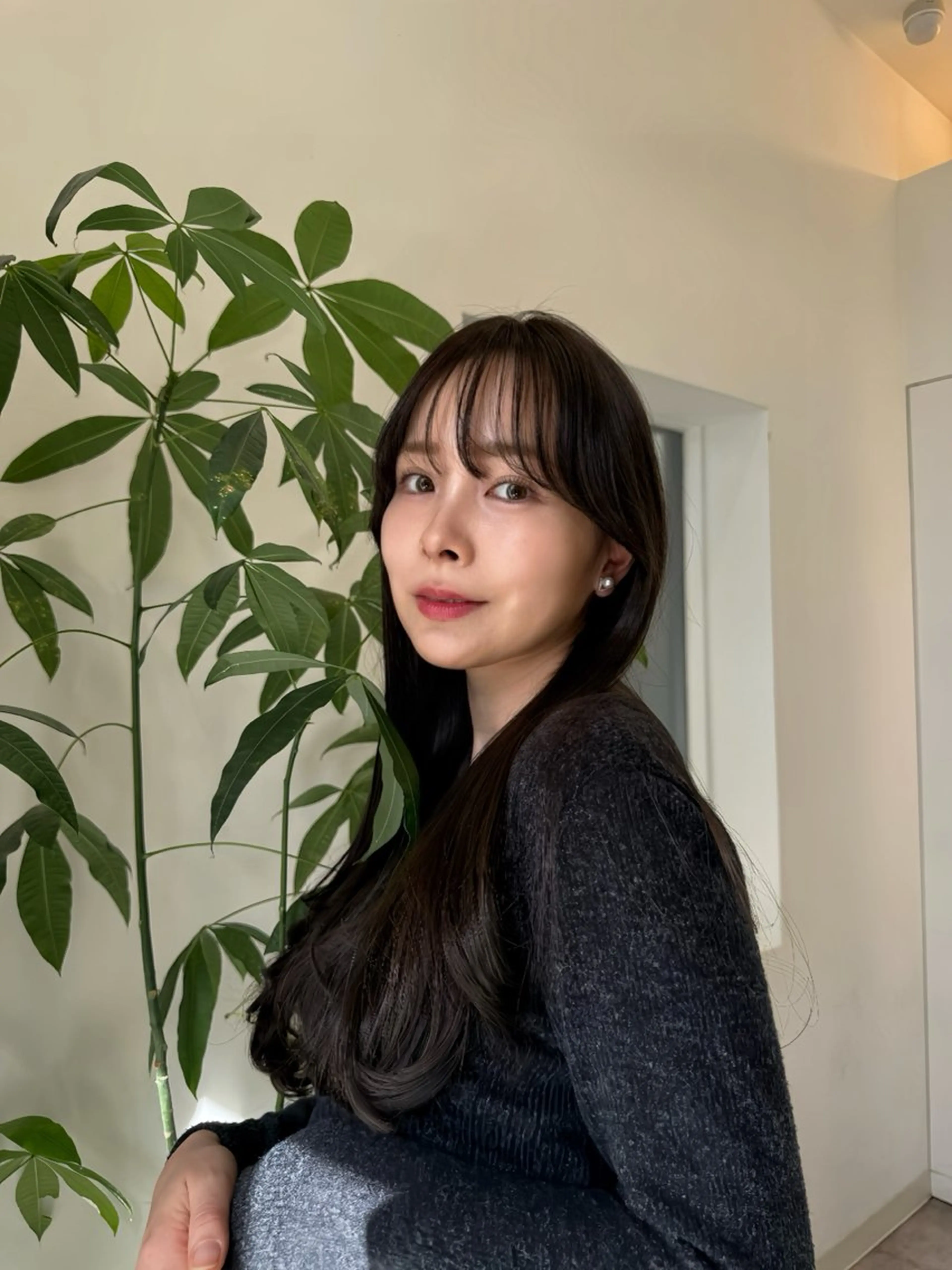 ロング ヘアアレンジ カット ✨大人韓国レイヤー ✨吉原 潤✨のヘアスタイル