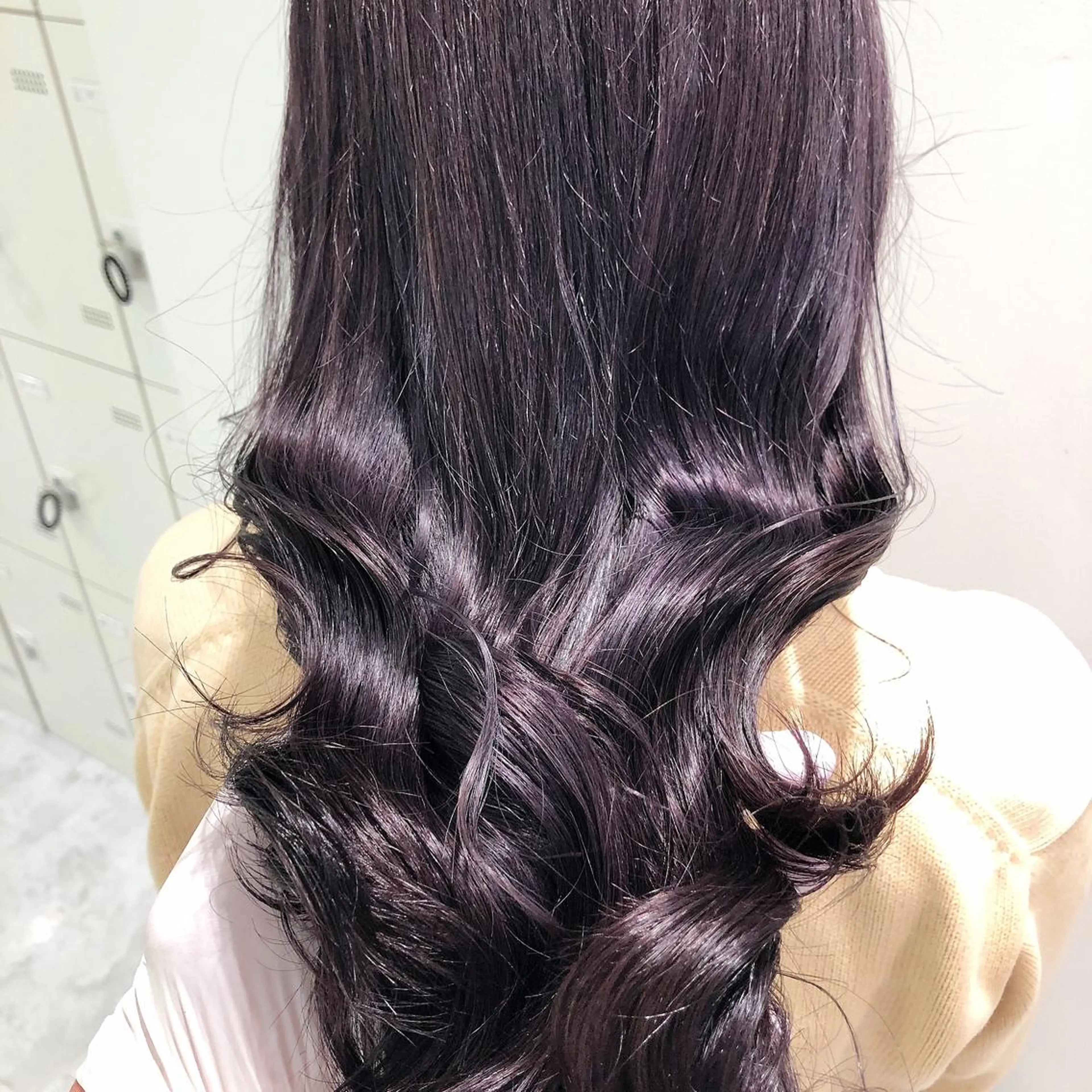 ロング カラー ラベンダーカラー ラベンダーグレー カット ヘアカラー トリートメント ヘアセット 透明感カラー🤍 Kaitoのヘアスタイル