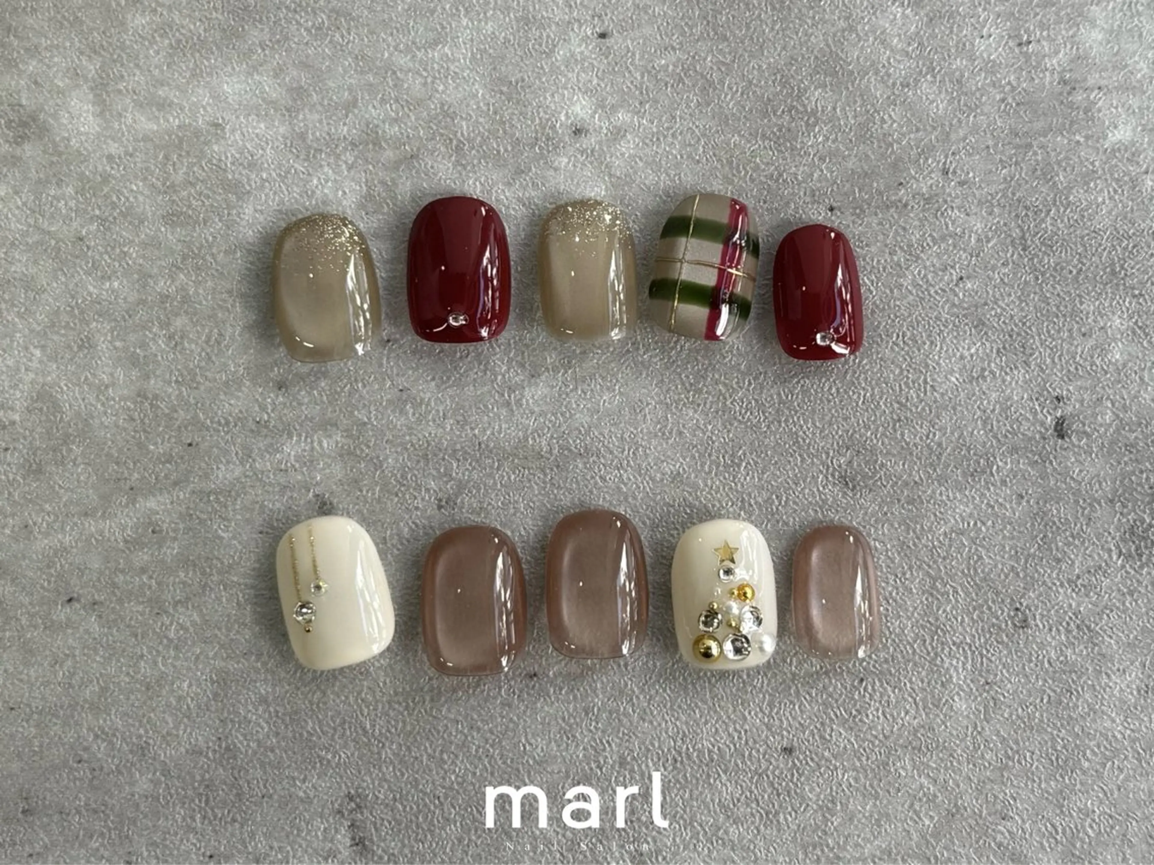 ネイル ハンドネイル marl -Msisnailsalon-甲子園店所属・marl 甲子園店 aiのネイルデザイン