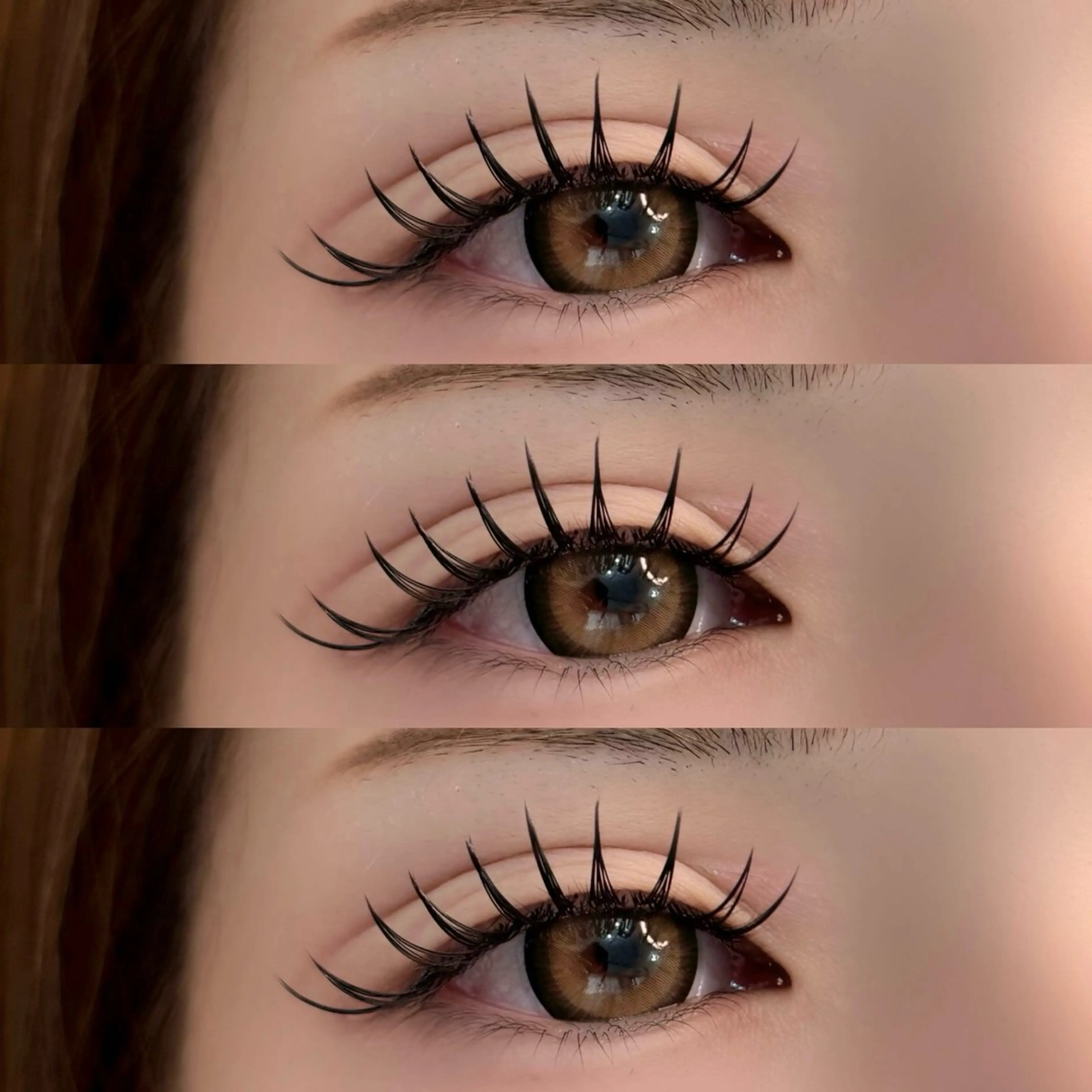 マツエク・マツパ マツエク 【那覇/束感まつ毛】 キャメルのマツエク・マツパデザイン