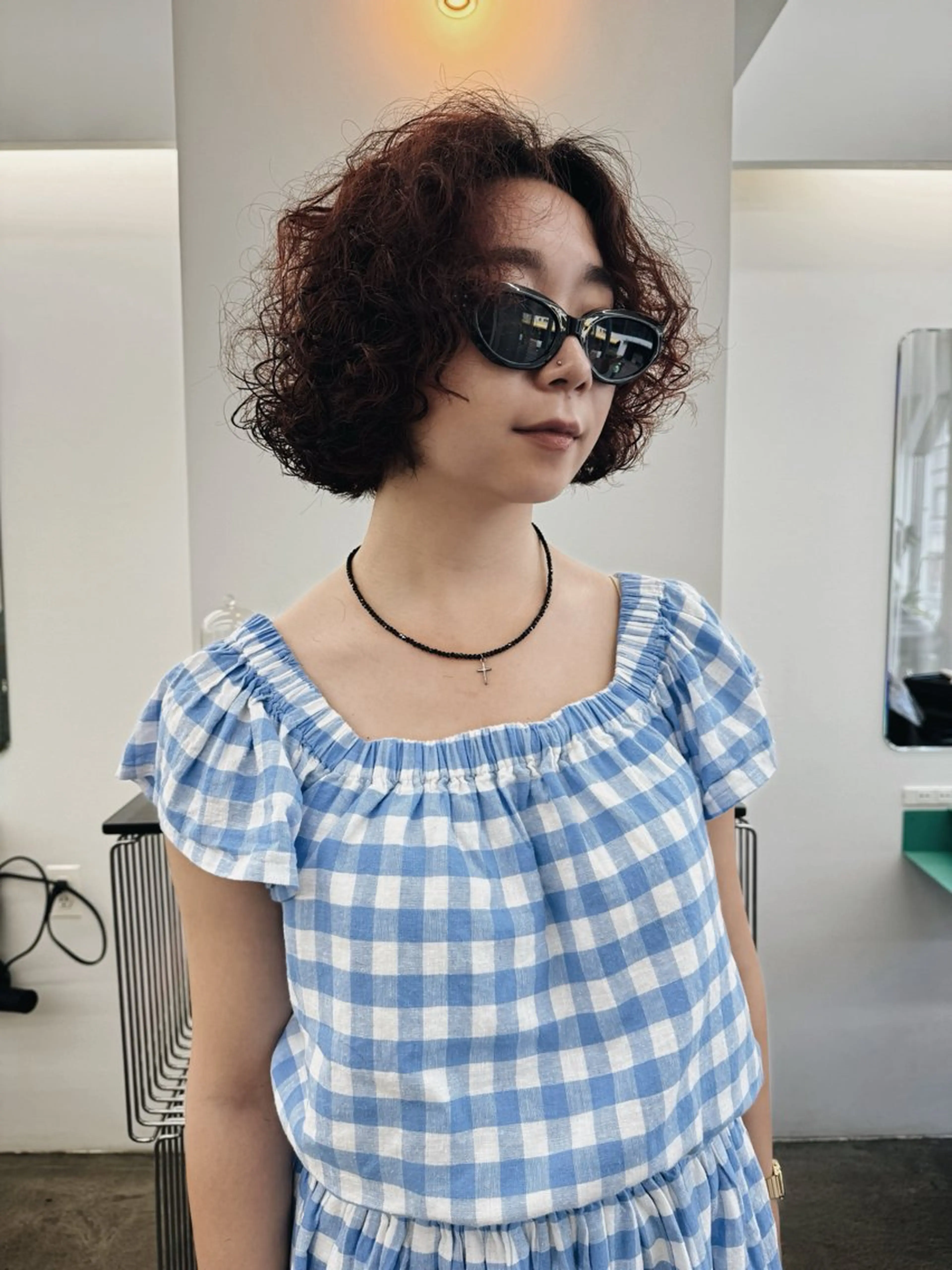 ミディアム パーマ ミディアムパーマ 外国人風カラー ニュアンスパーマ スパイラルパーマ カット パーマ トリートメント THE  AGATA TOKYO所属・外国人風パーマ/デザ インカット🦕✨アミのヘアスタイル