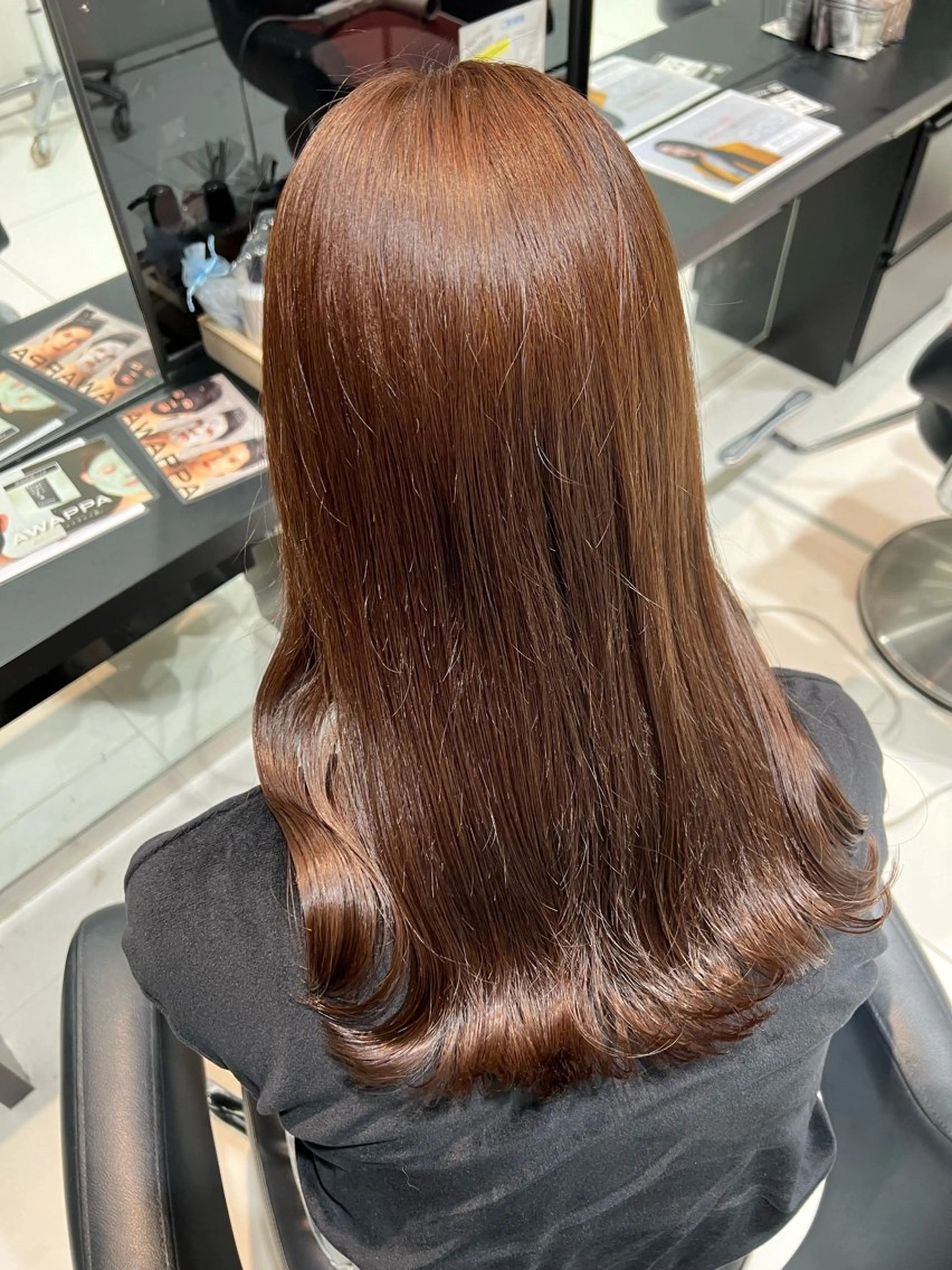 ミディアム miku/ 和歌山/艶髪カラーのヘアスタイル