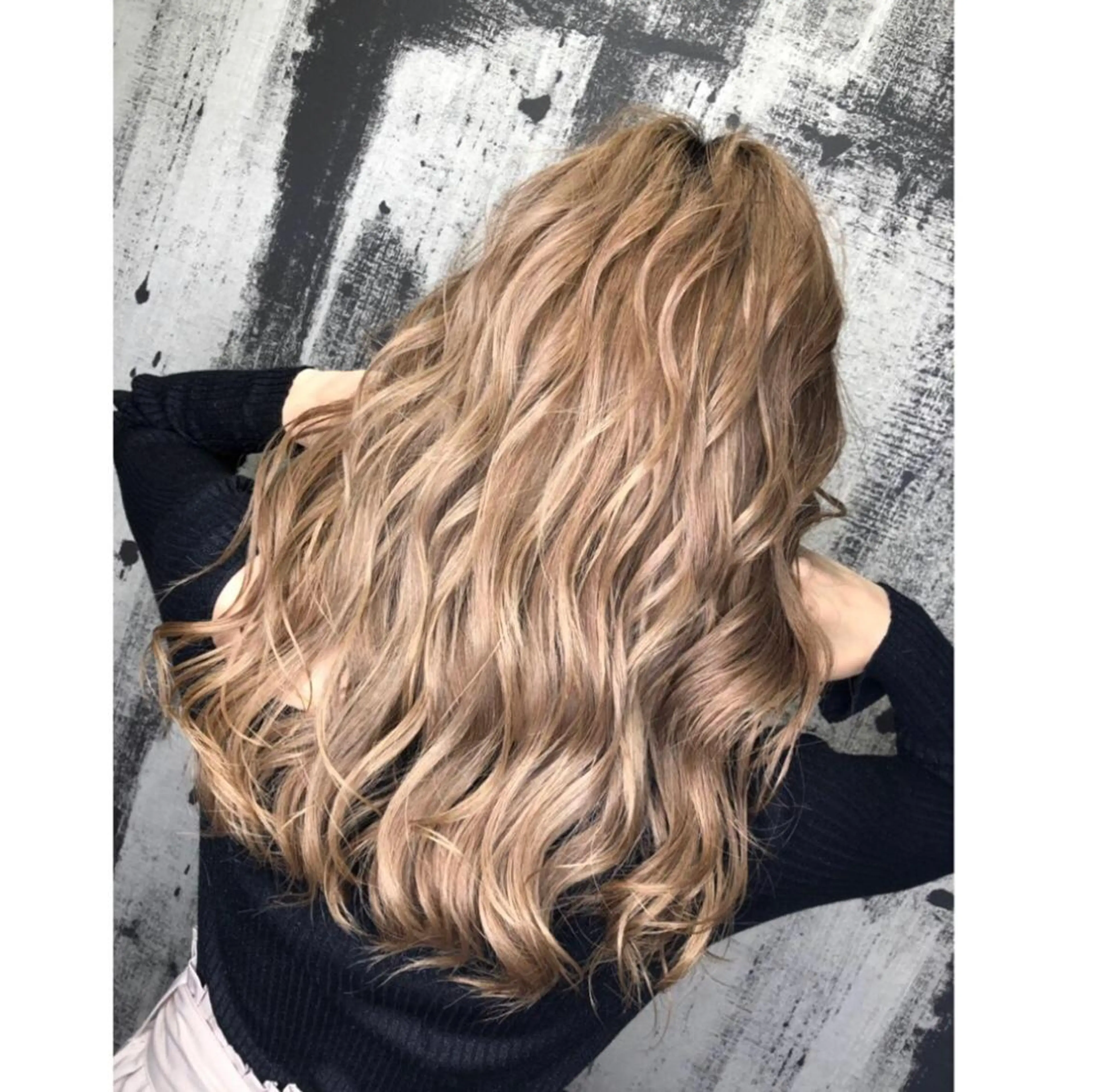 ロング カラー 韓国ヘア/レイヤー/ 暖色カラー/ Aiのヘアスタイル