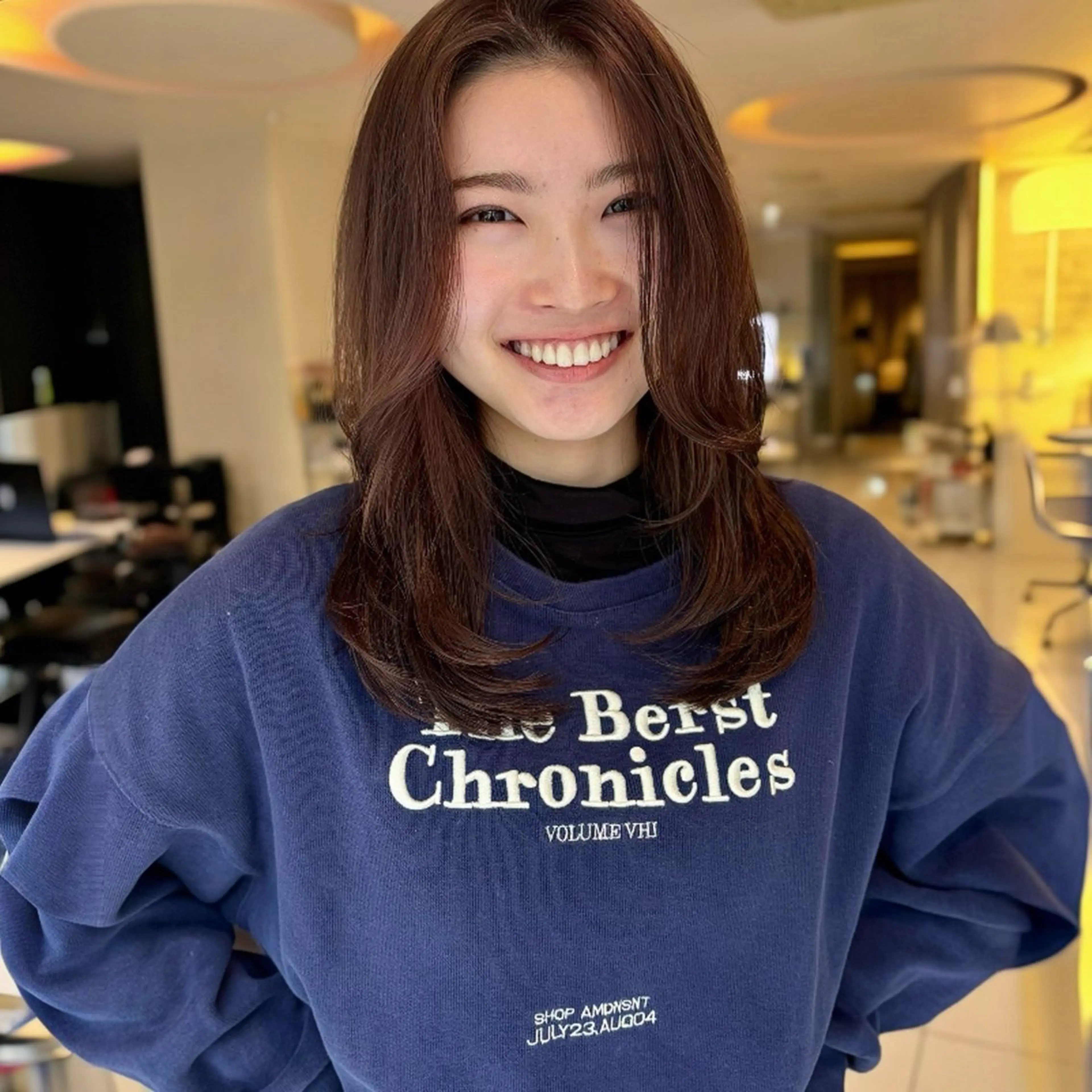 ミディアム ハッシュカット/四条 烏丸/寺本弘樹のヘアスタイル