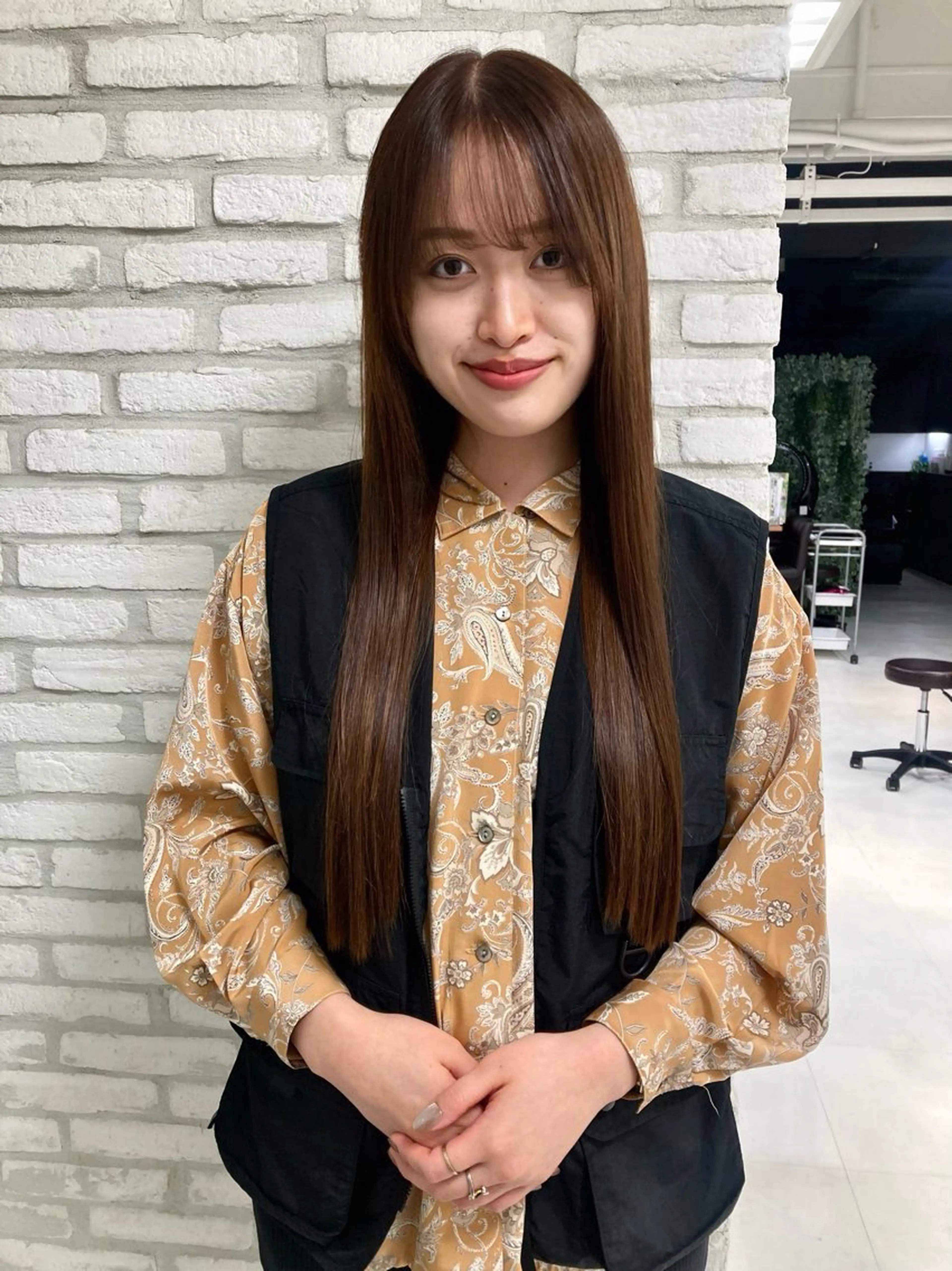 ロング さいとう あやかのヘアスタイル