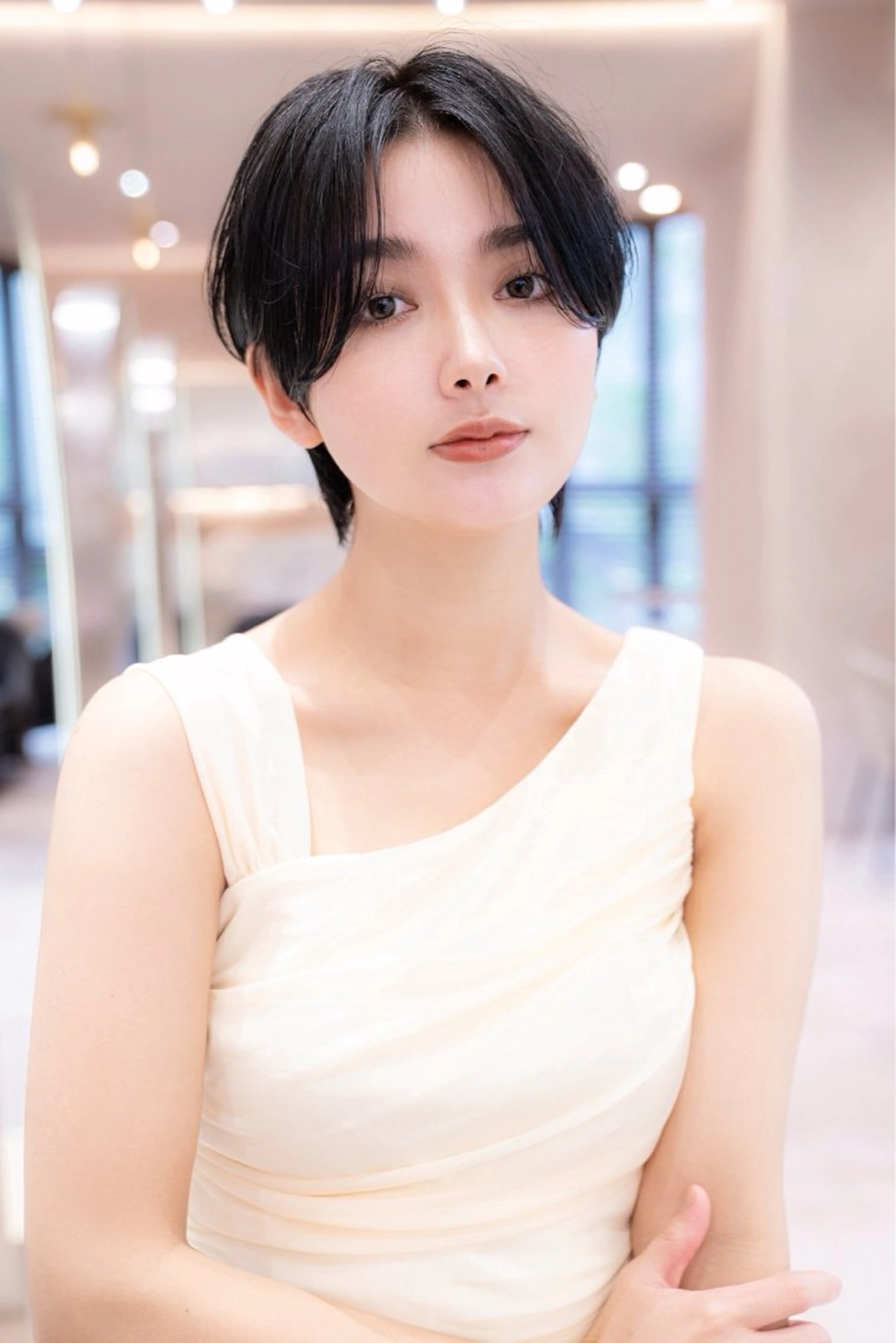 ショート カラー ショートボブ ショートレイヤー ハンサムショート 丸みショート ボブ 田中航平/渋谷ボブ/ レイヤーボブのヘアスタイル