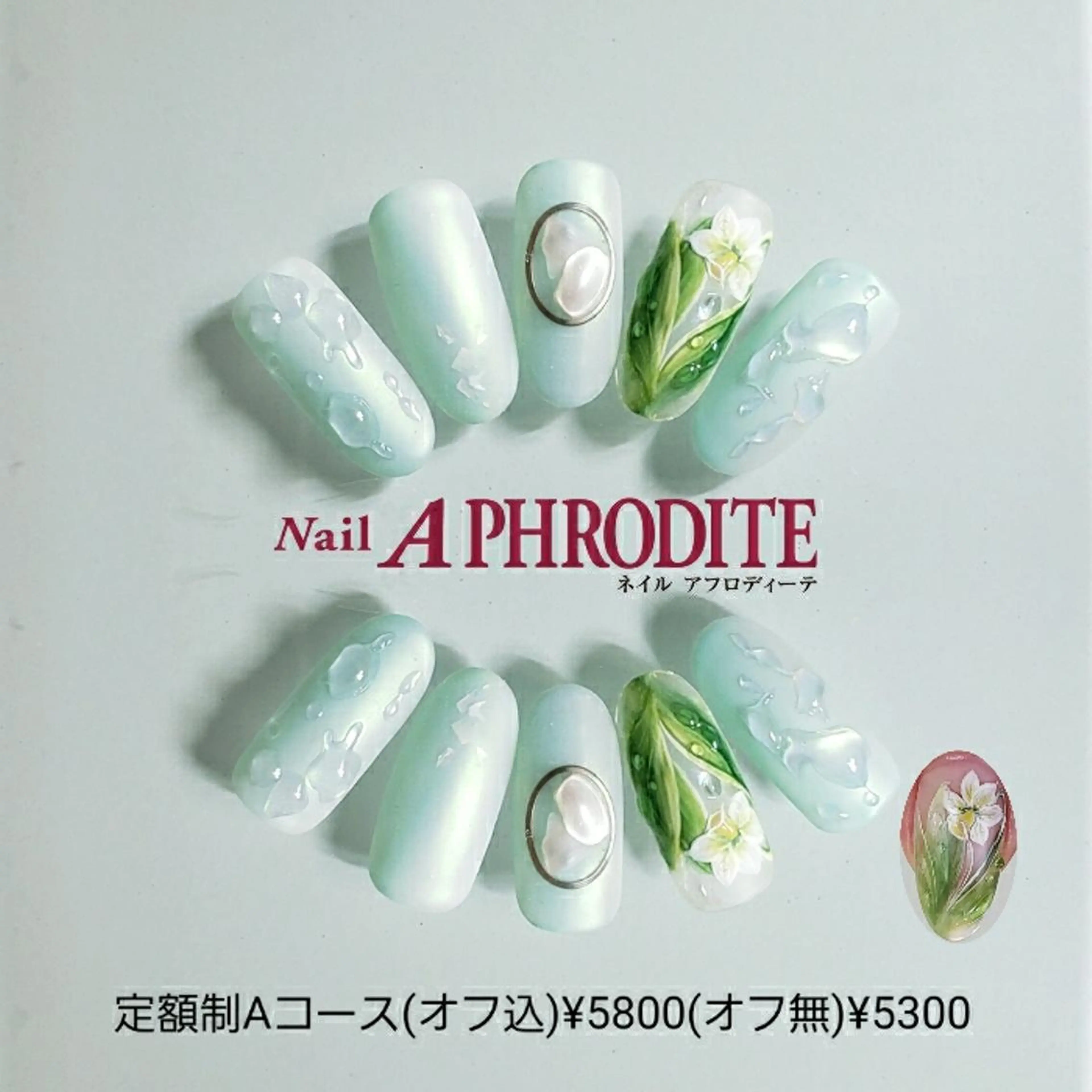 ネイル 持ち込み ニュアンスネイル ハンドネイル Nail  Aphroditeのネイルデザイン