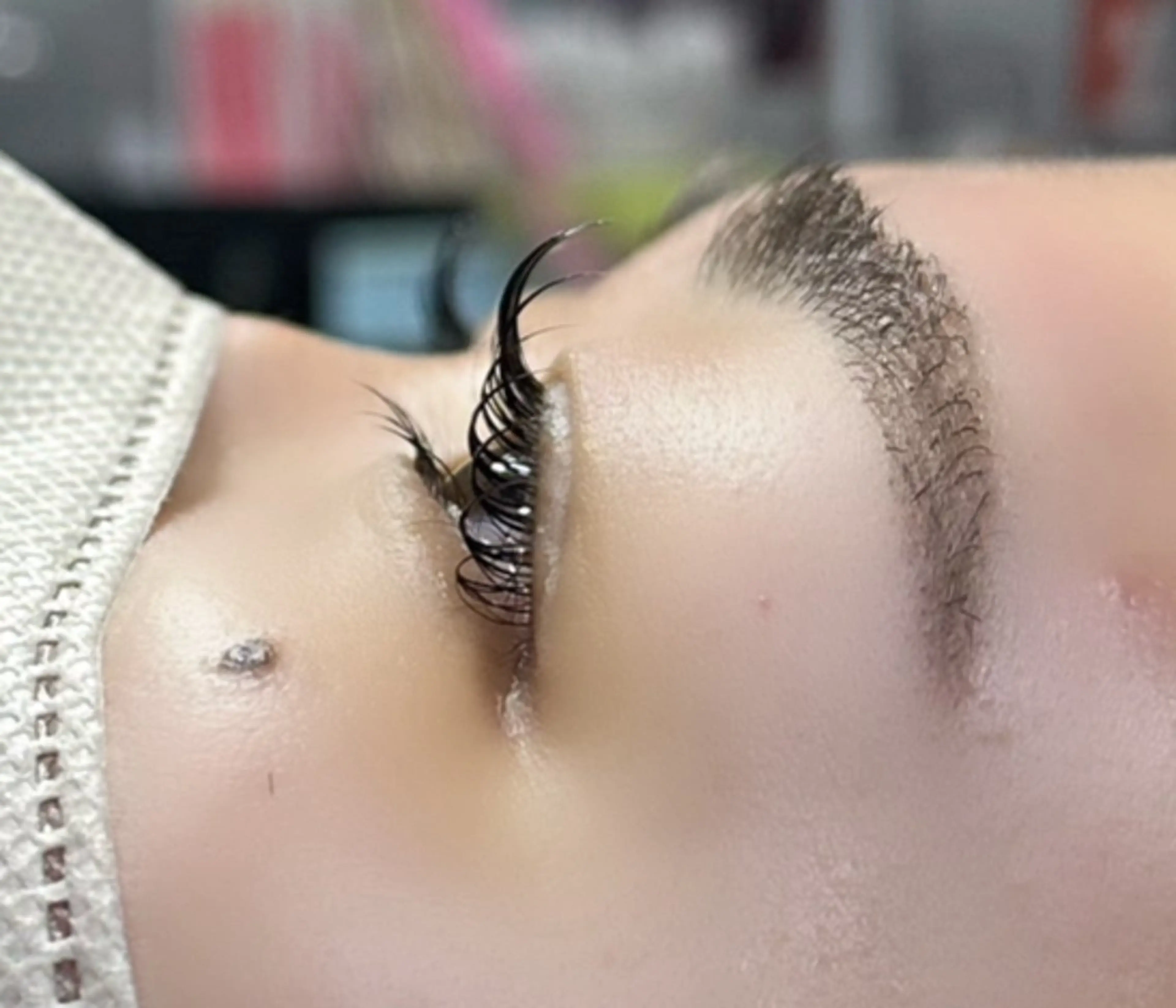 マツエク・マツパ ケラチンラッシュリフト まつげパーマ 一重×まつ毛パーマ MU-BE IKUKO⭐︎のマツエク・マツパデザイン