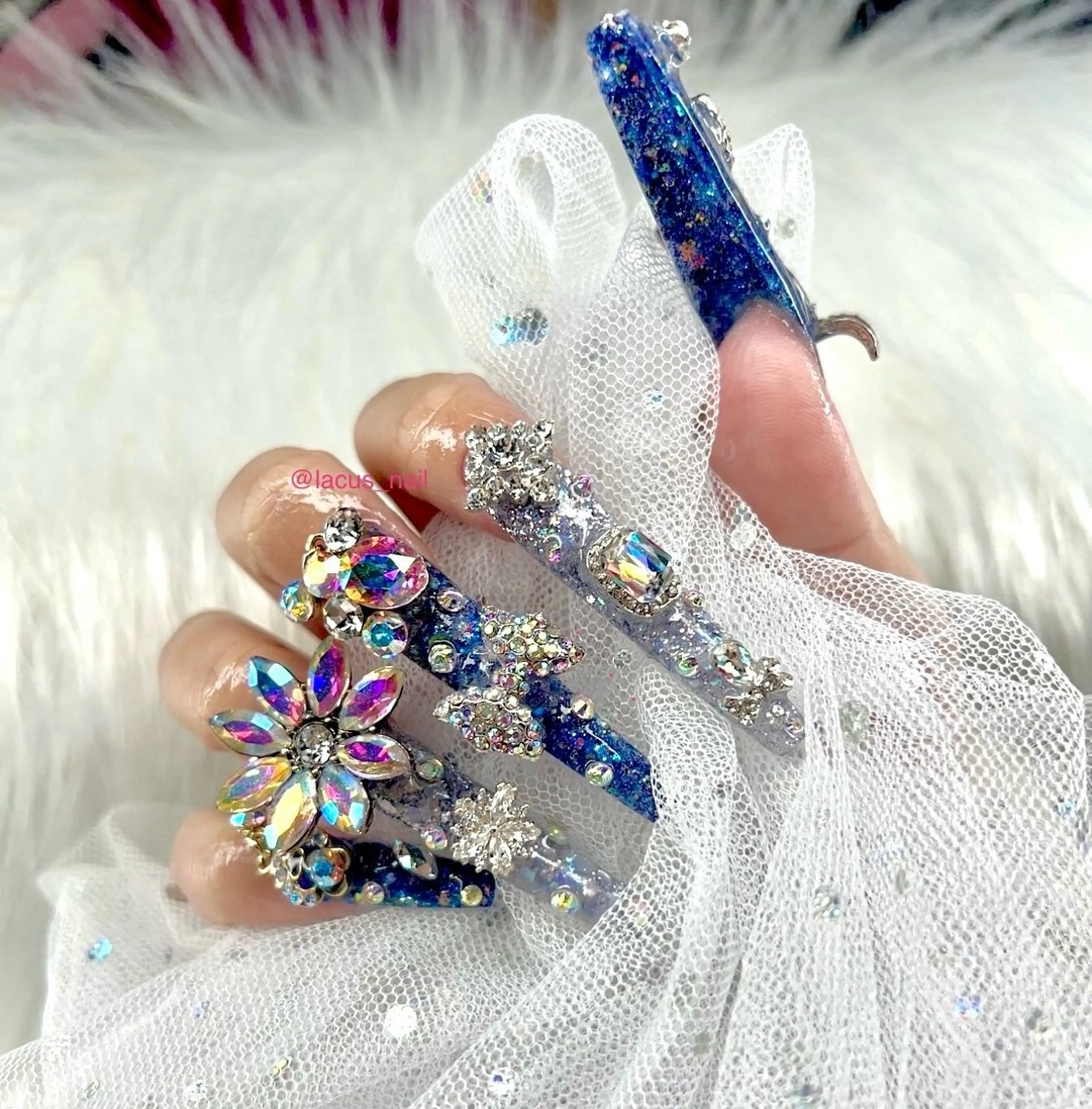 ネイル スカルプネイル Nail Salon Lacusのネイルデザイン