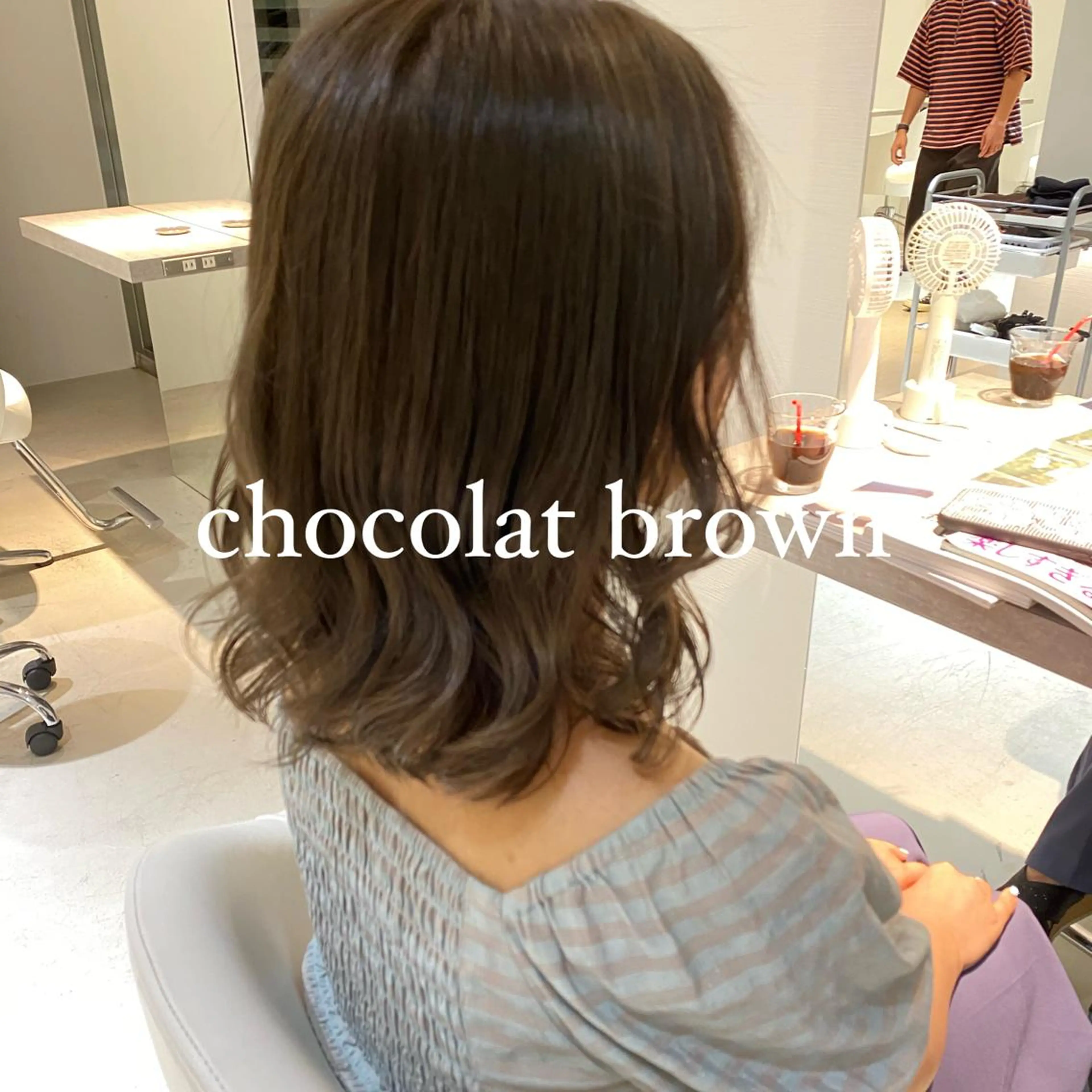 ミディアム カラー カット ヘアカラー トリートメント ヘアセット 絶対カワイイ保証💕 カワノ　チヒロのヘアスタイル