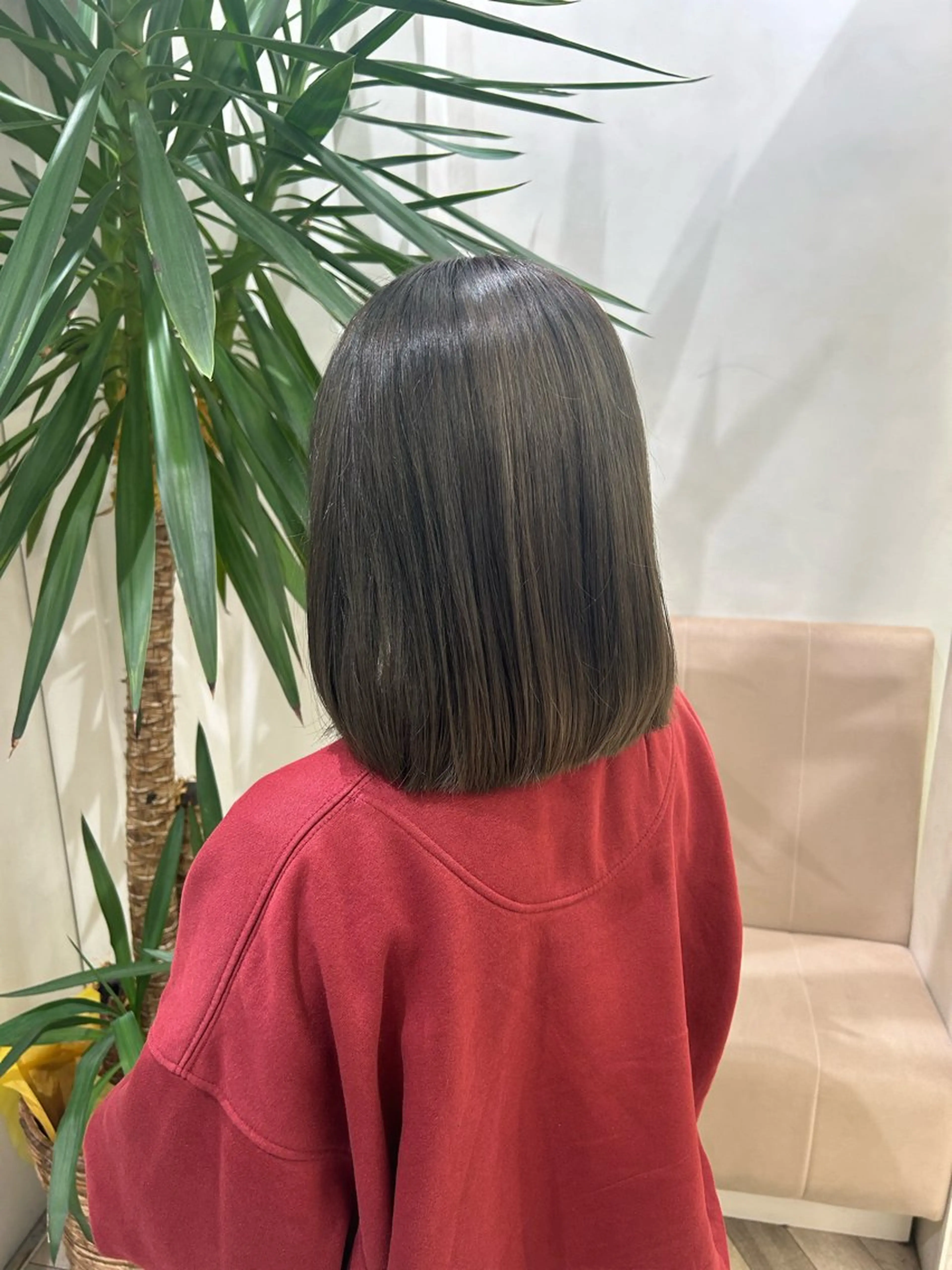 カラー ヘアカラー グレージュ┆うる艶 ┆ゆうはのヘアスタイル