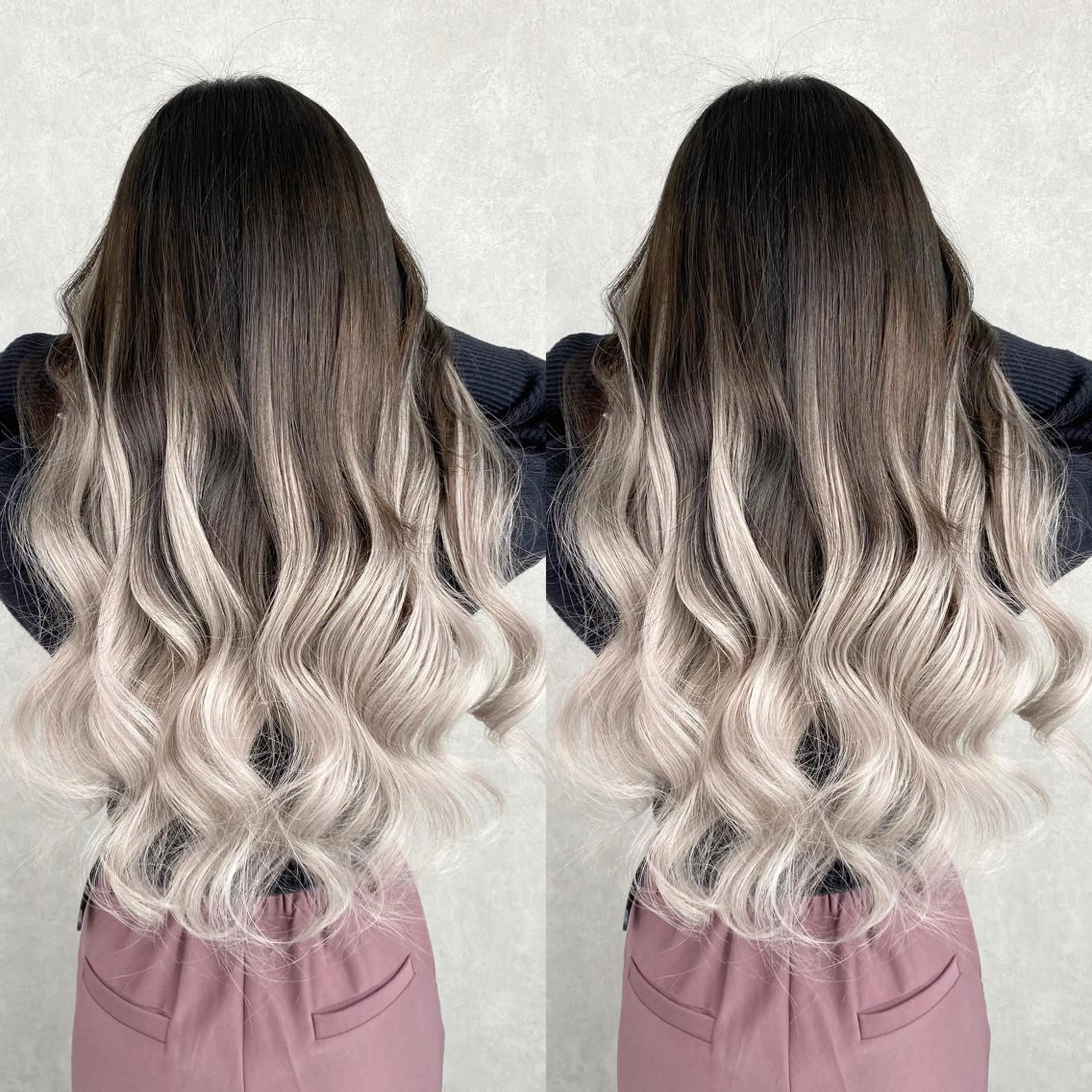 ミディアム 💎馴染むエクステ ×カラーTOMO💎のヘアスタイル