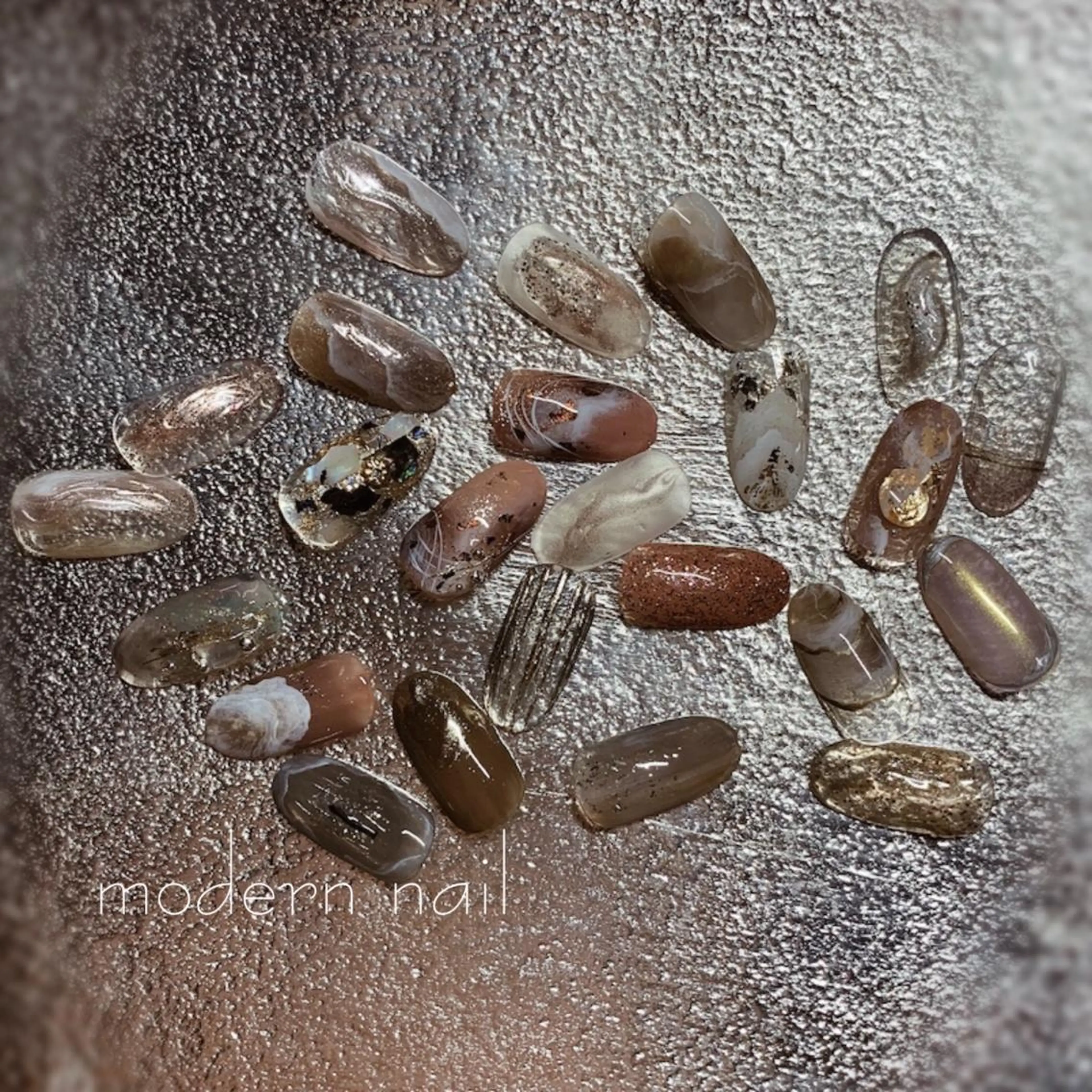 ネイル ジェルネイル 小川 玲奈のネイルデザイン