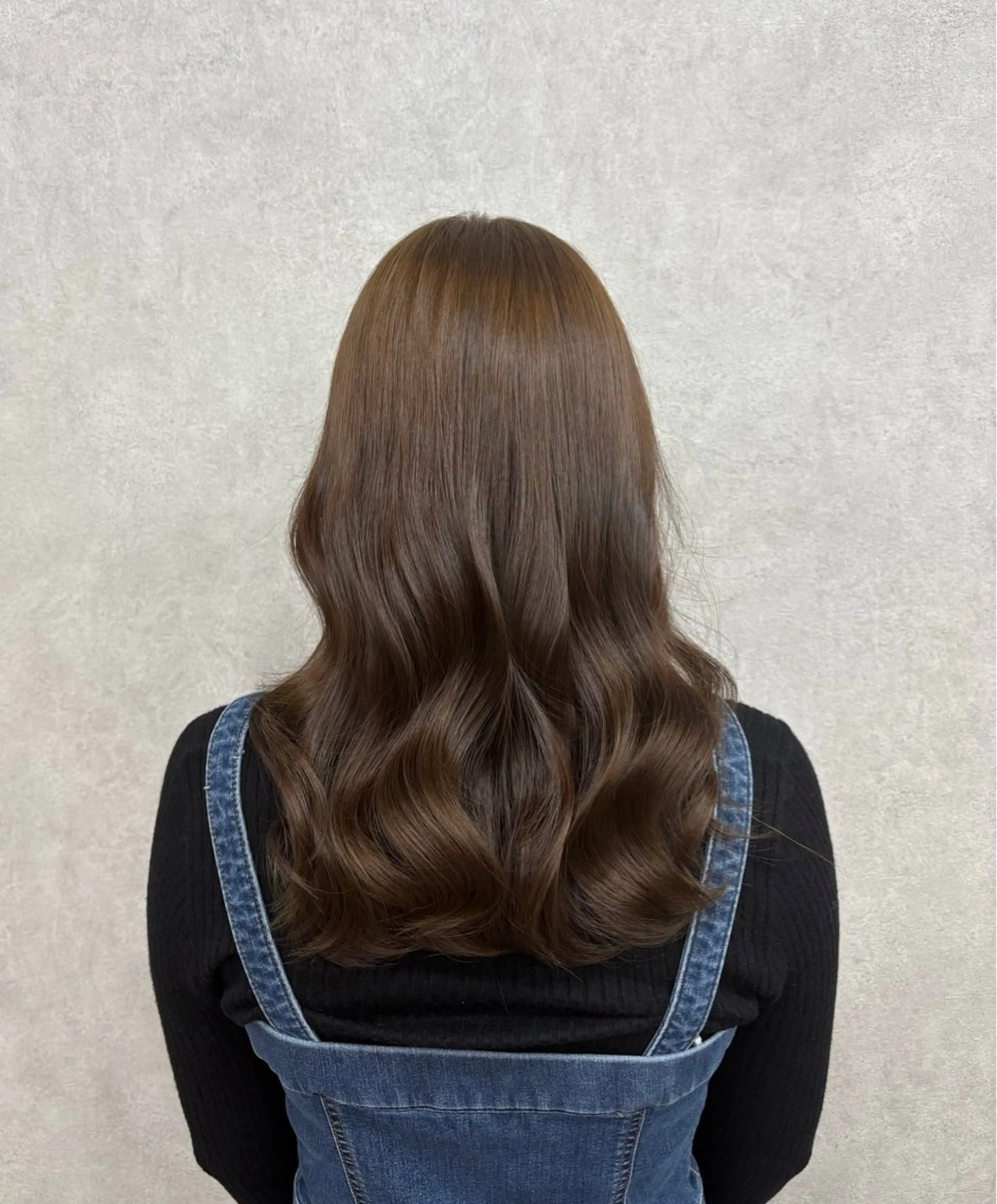 セミロング カラー 韓国ヨシンモリ 🇰🇷✨️小熊夏実のヘアスタイル