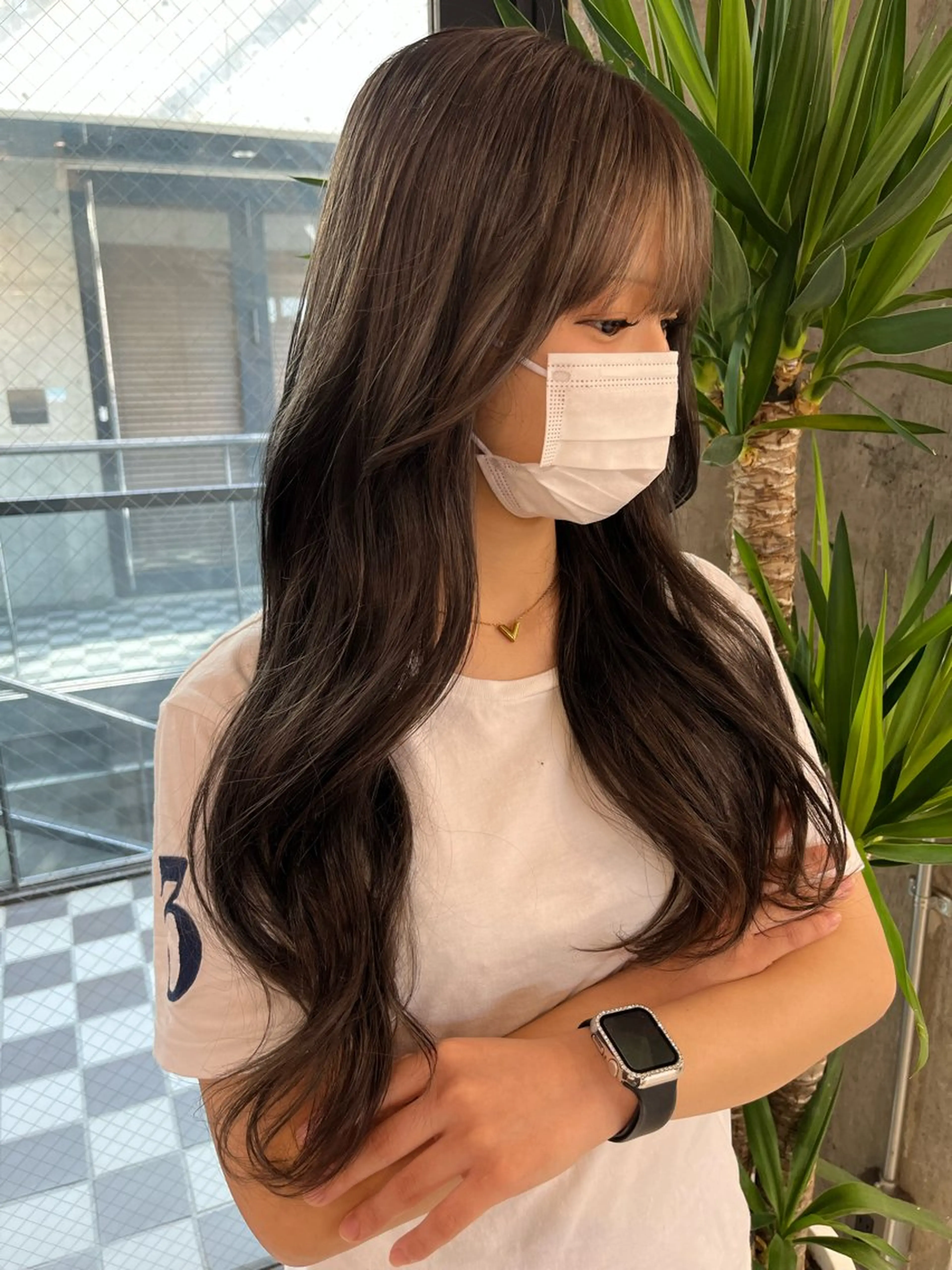 ロング ヘアカラー 🌊ハイライト Rizu🌊のヘアスタイル