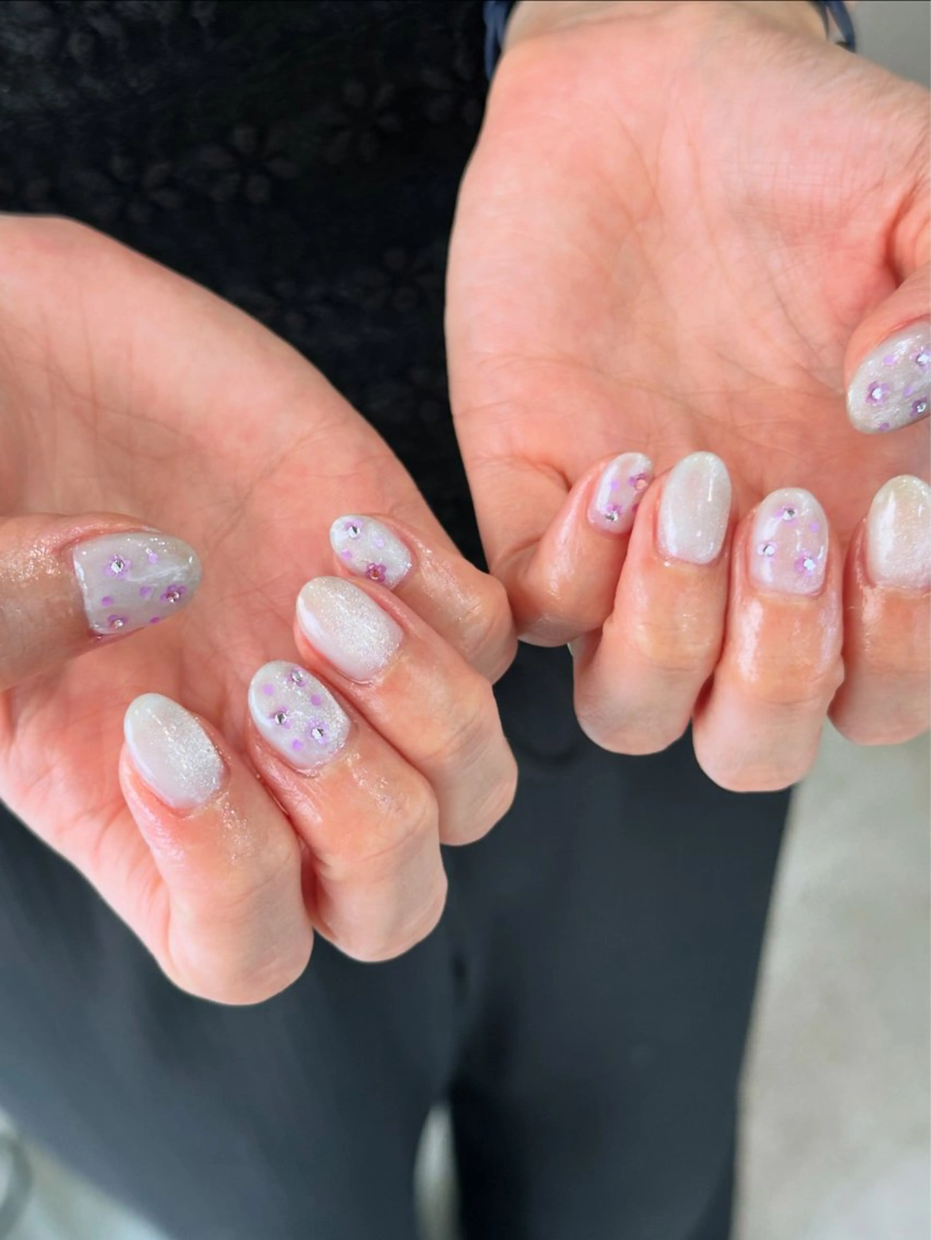 ネイル フラワーネイル マグネットネイル ハンドネイル ICI -Atelier coco-所属・ICI イスィ keiのネイルデザイン