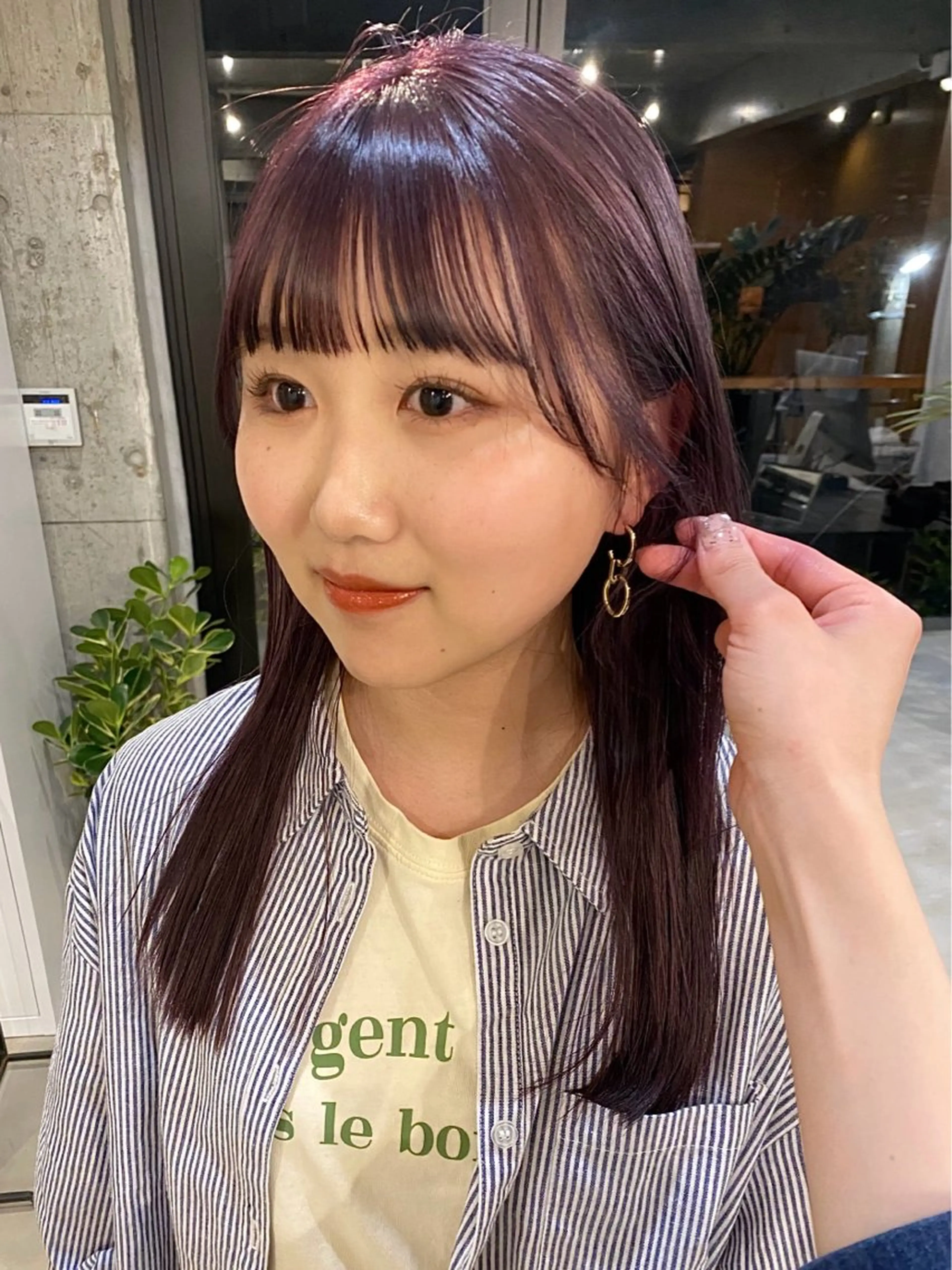 カラー ヘアカラー 今福 彩海のヘアスタイル