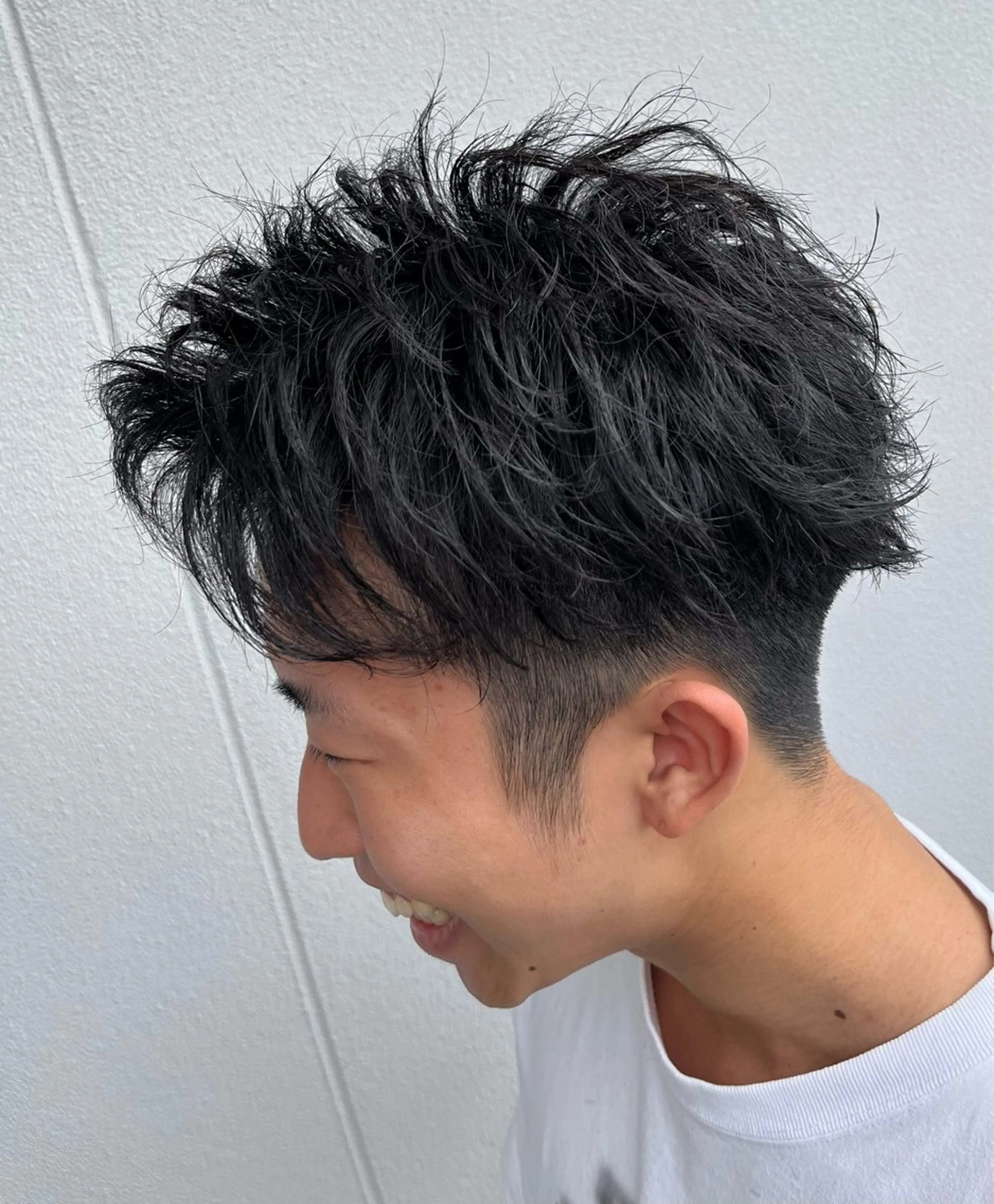 ショート メンズ メンズパーマ APREKO RIKUのヘアスタイル