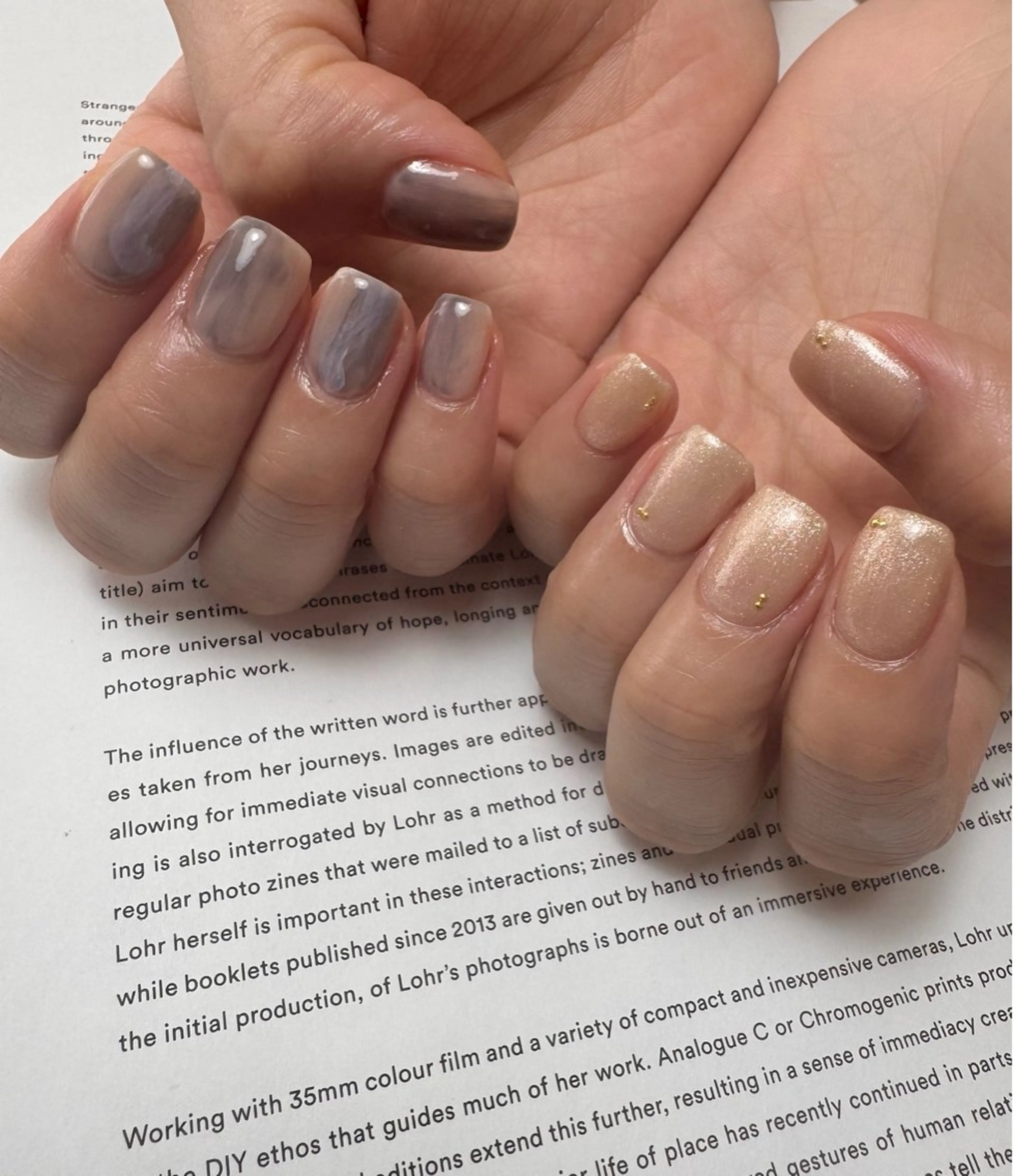 ネイル ニュアンスネイル ハンドネイル 白日-hakubi nail-のネイルデザイン